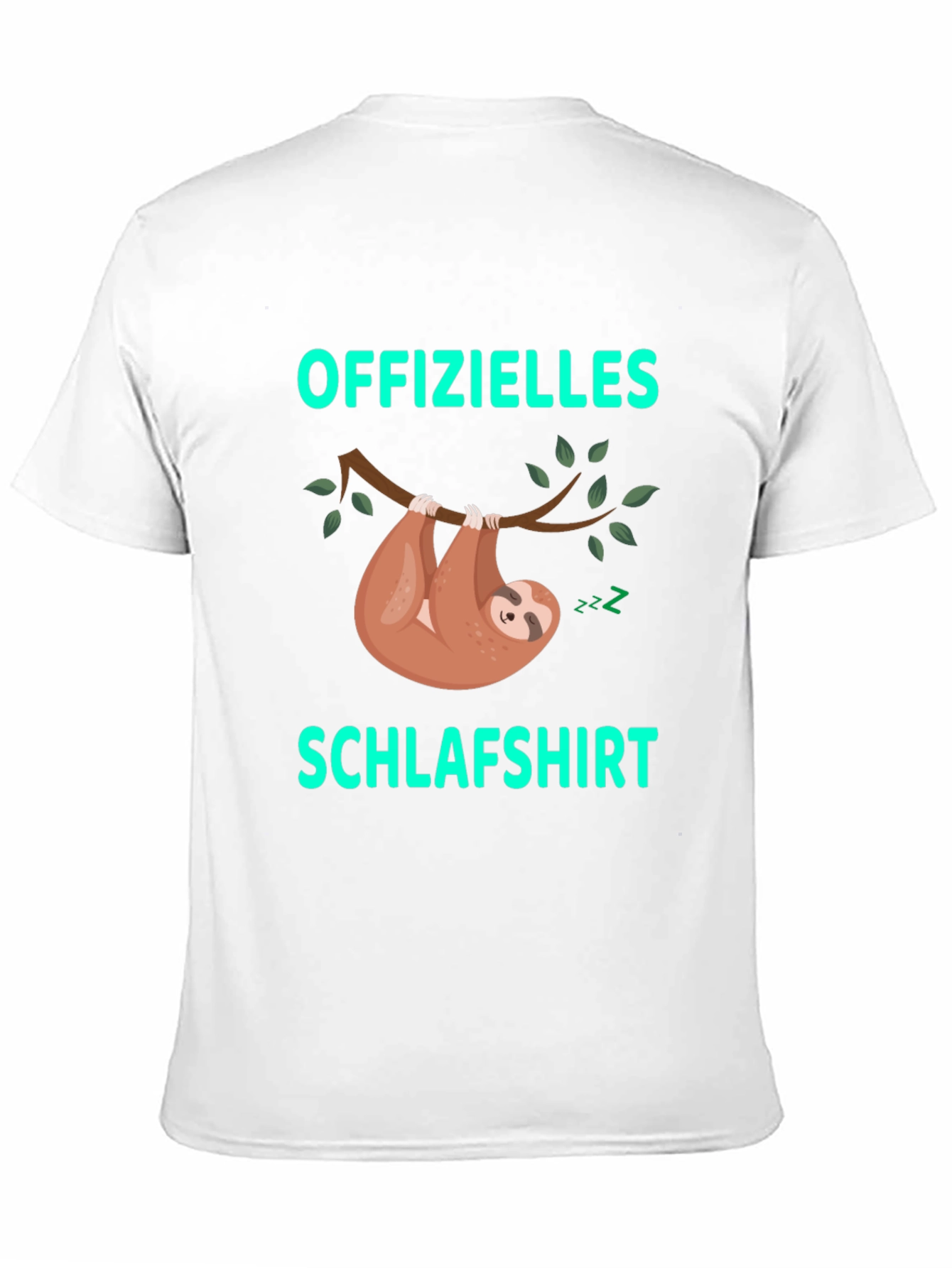 Black Official Sleep Shirt - Sloth Tee view 11