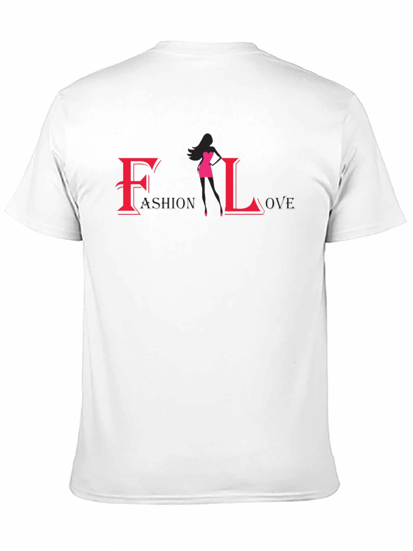 Black Fashion Silhouette Graphic Print T-Shirt view 11