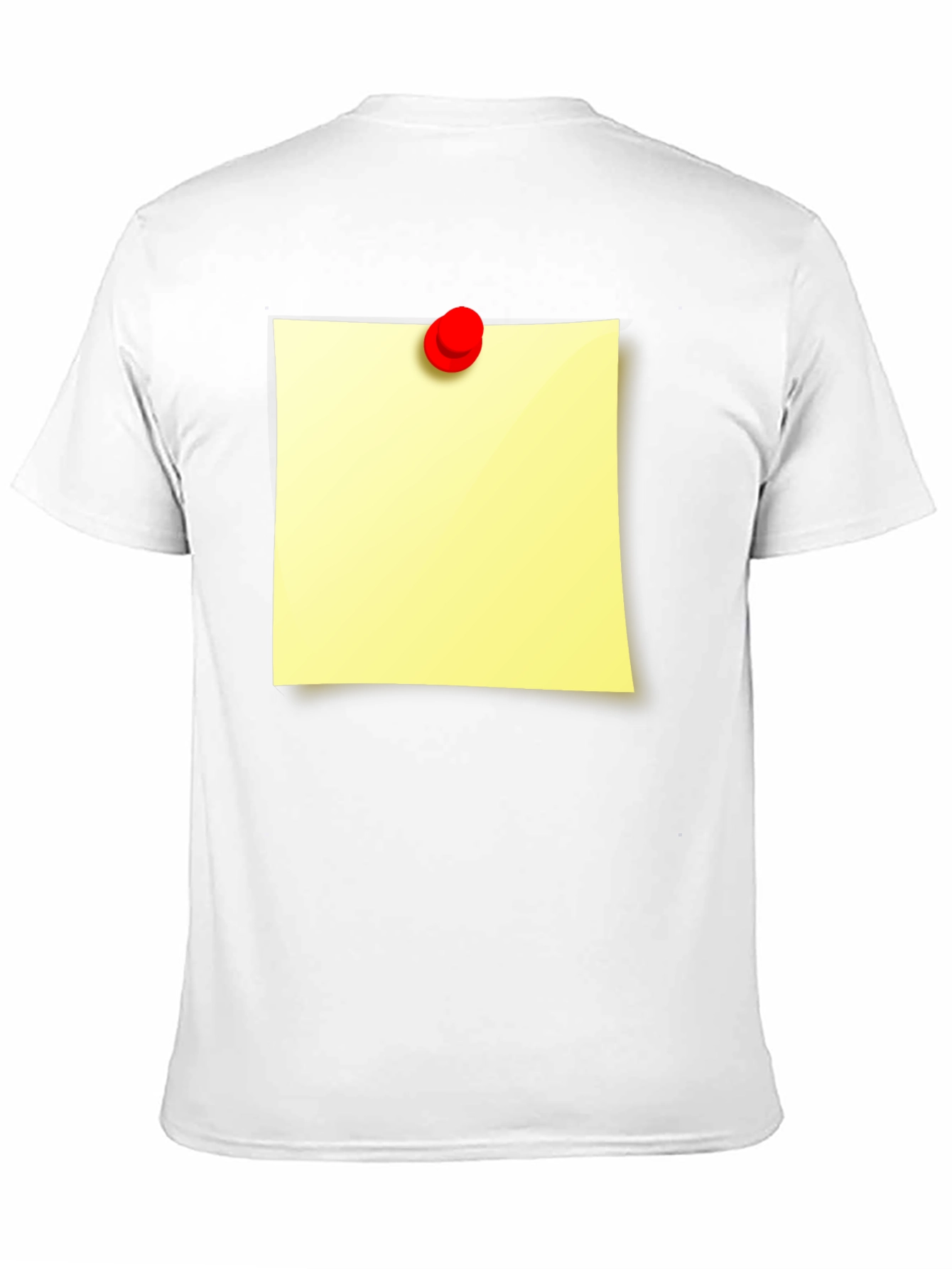 Black Sticky Note Graphic T-Shirt - Unique Novelty Tee view 11