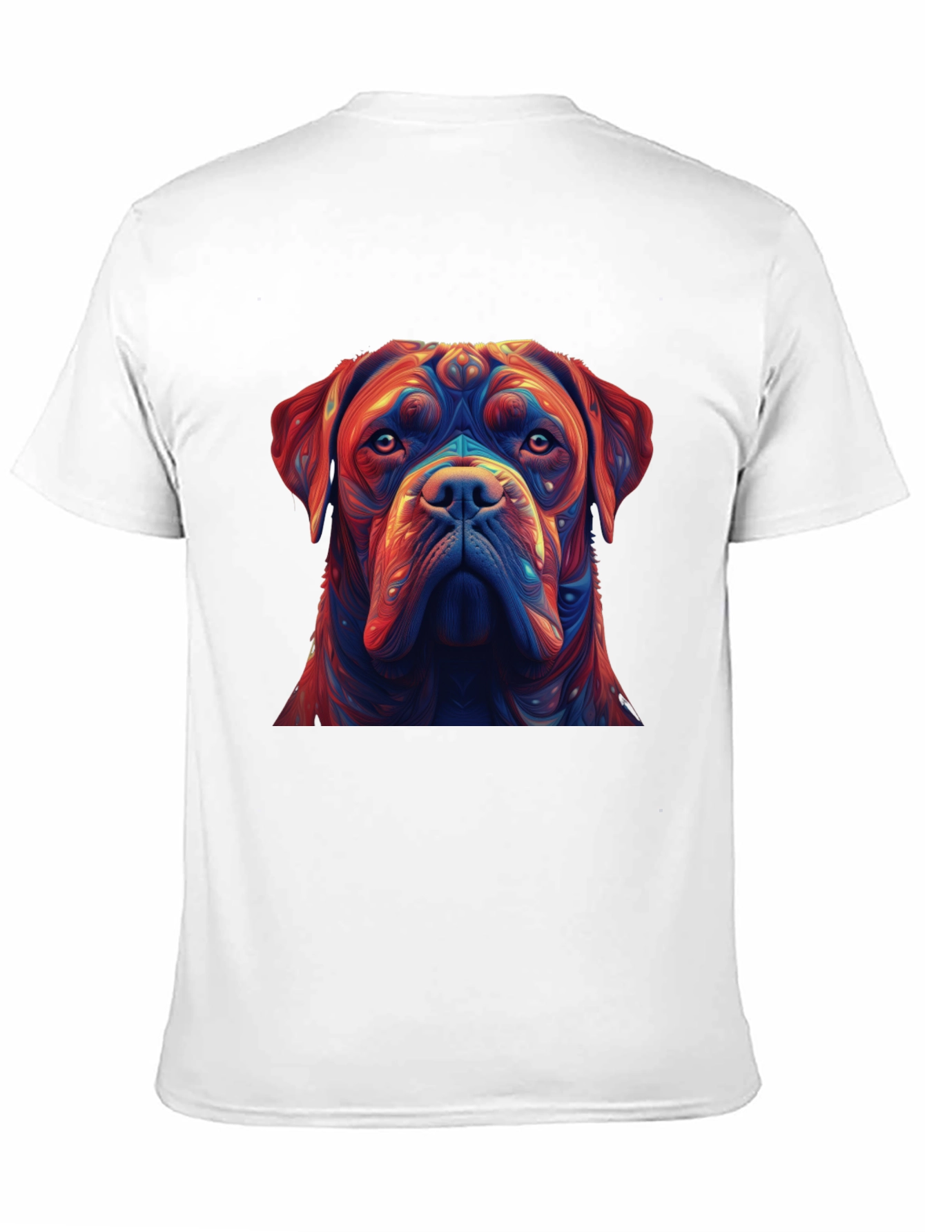 Black Dog Portrait Graphic Tee - Unique Artistic Design view 11