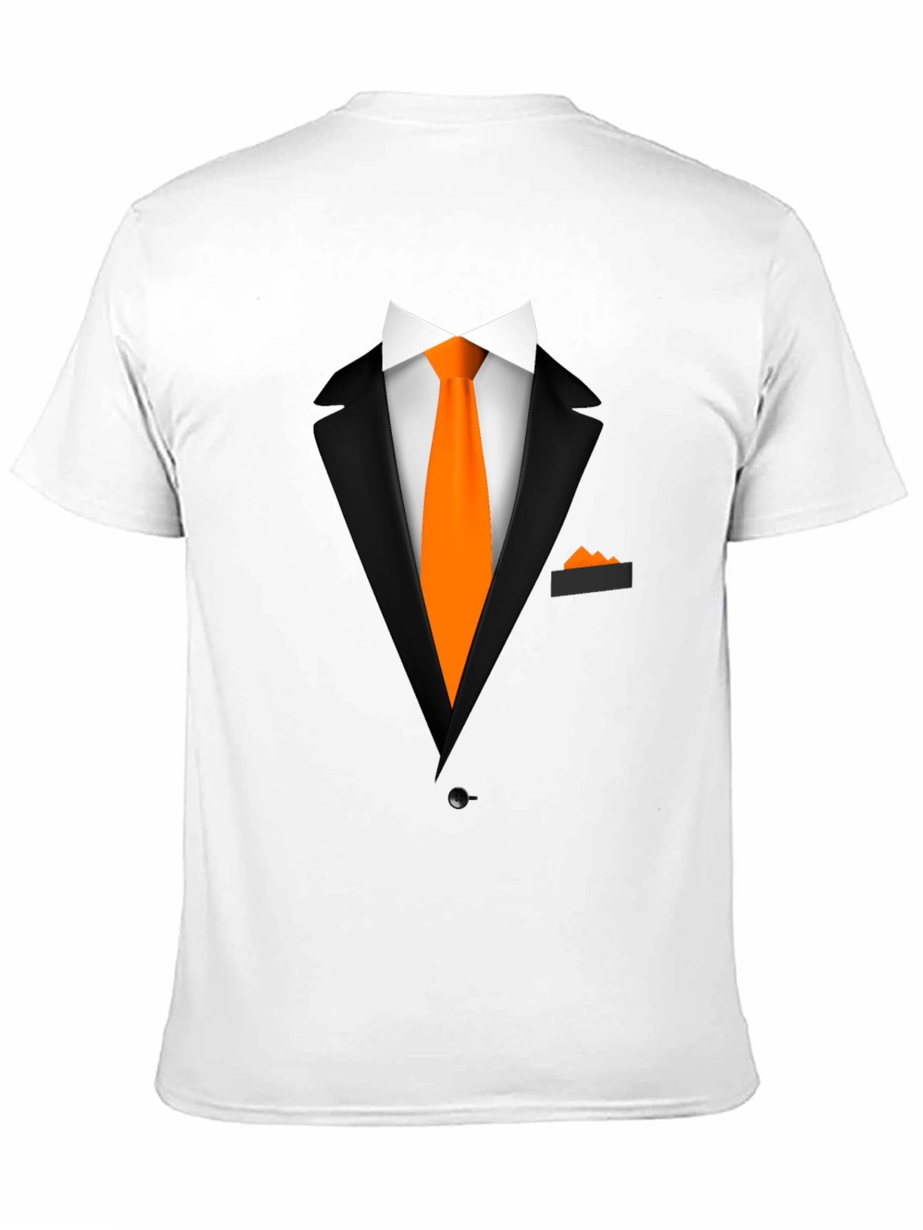 Black Suit & Tie Graphic Tee -  Formal Fun view 11