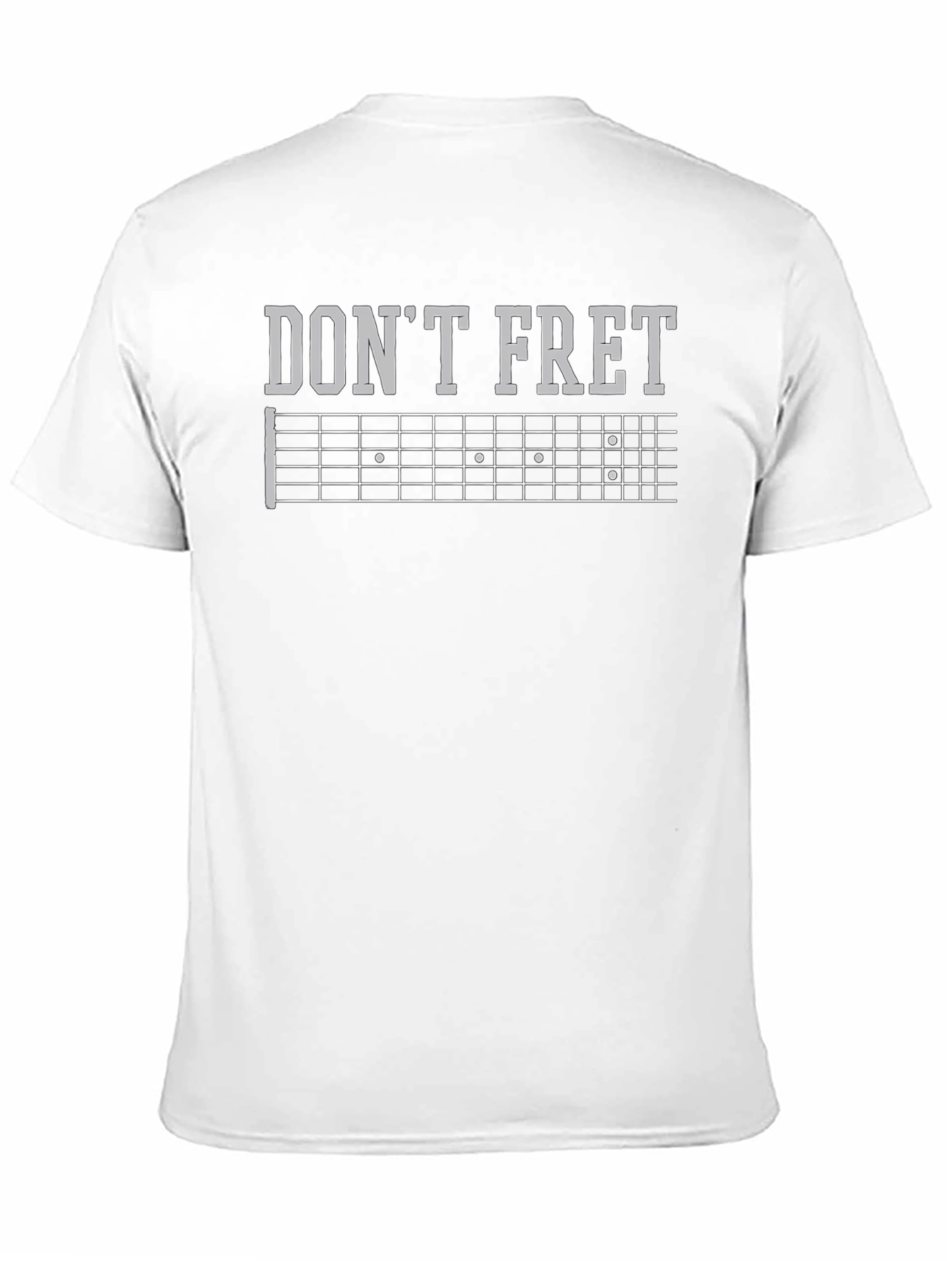 Black Don't Fret Guitar T-Shirt view 11