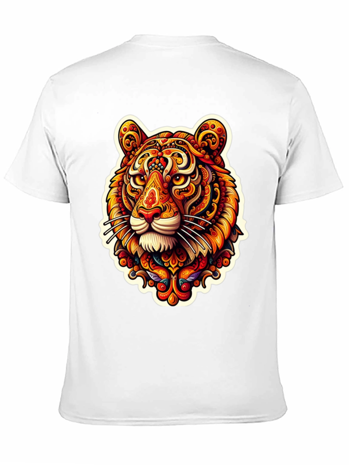 Black Tiger Graphic Tee - Unique Colorful Design view 11
