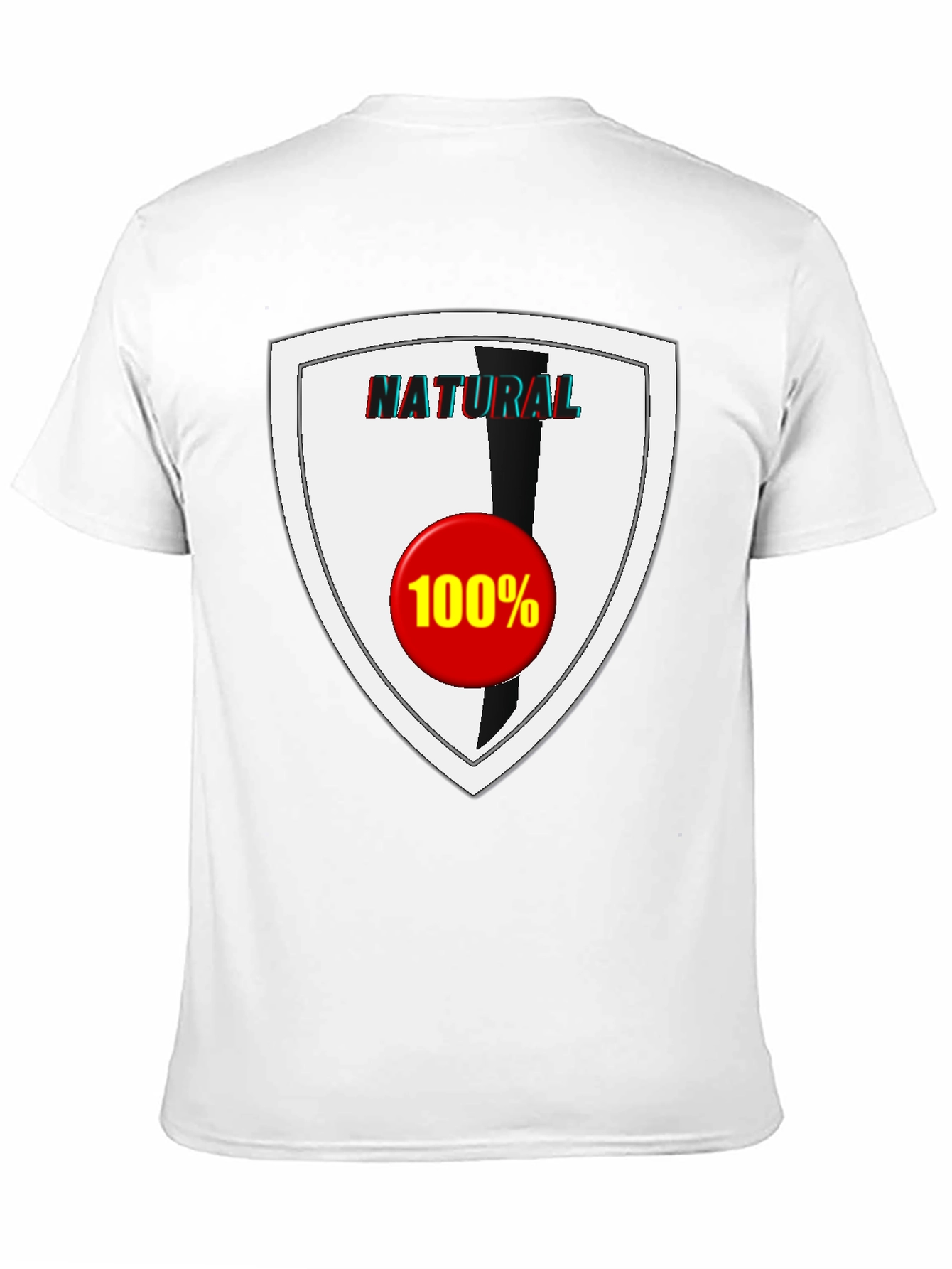 Natural 100% Graphic Tee - Stylish & Comfortable - 11
