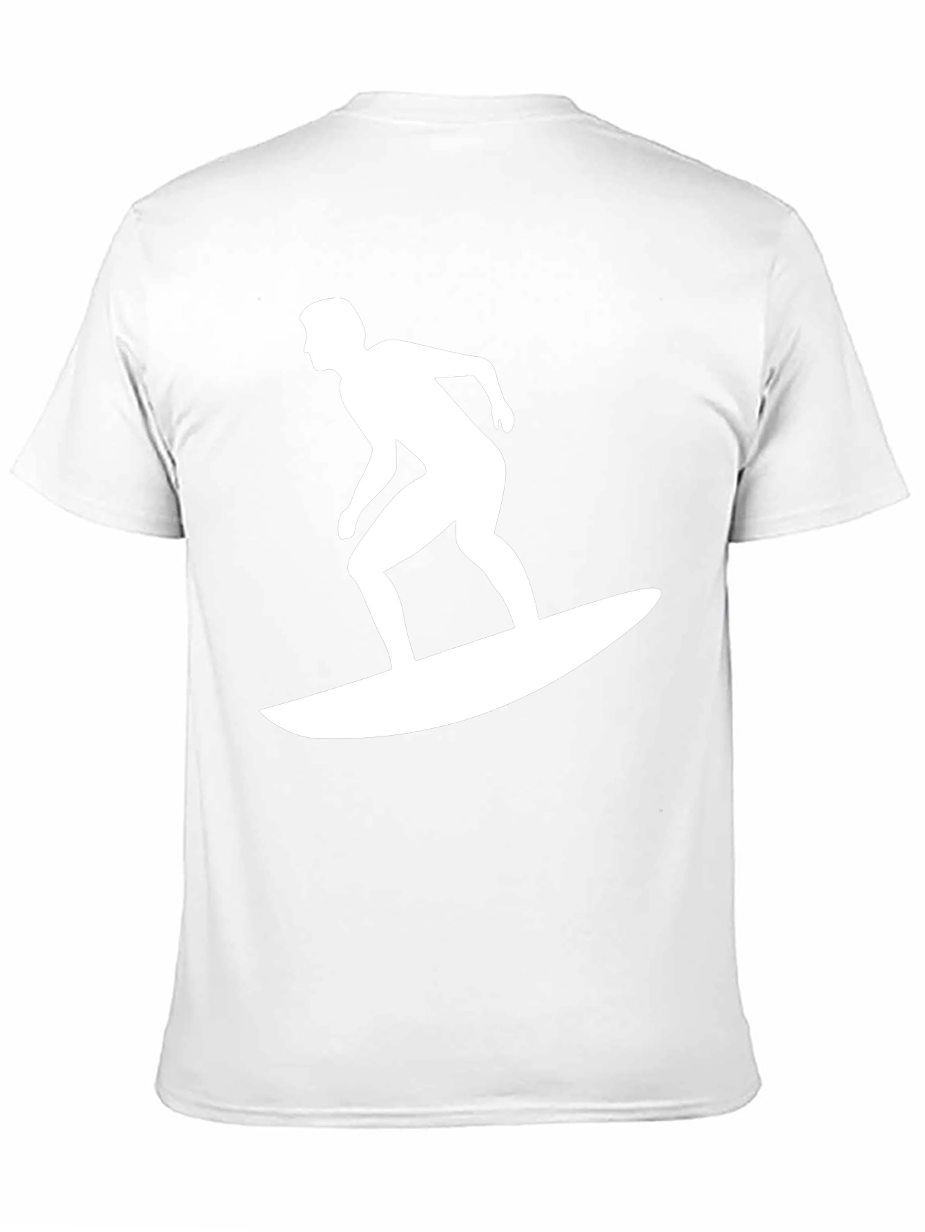 Black Black T-Shirt with Surfer Graphic view 11