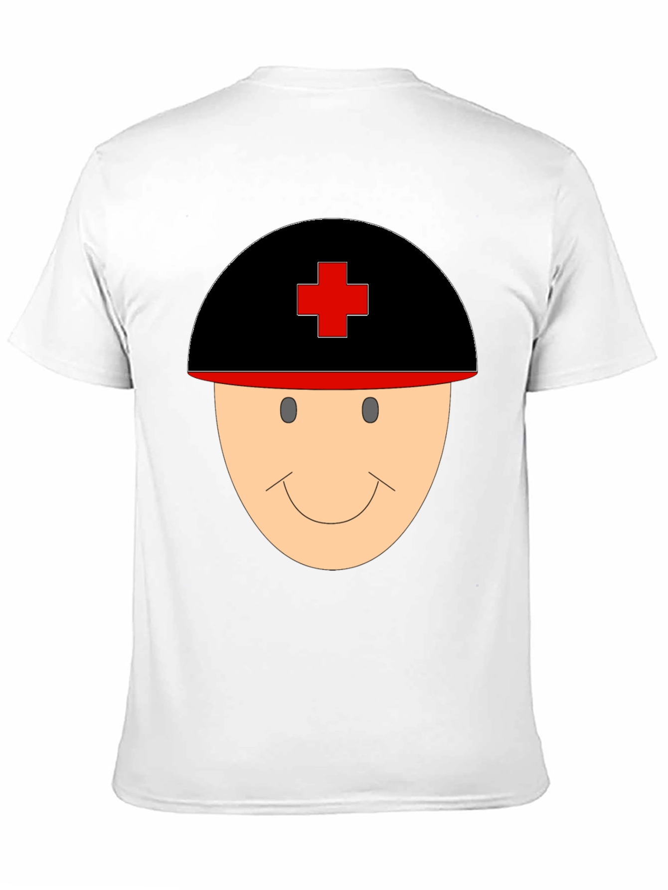 Black Nurse Face Graphic T-Shirt view 11