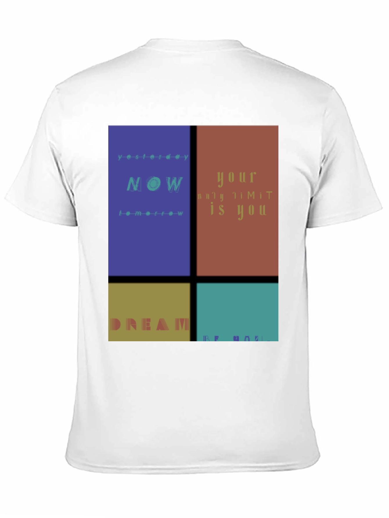 Black Inspirational Graphic Print T-Shirt view 11