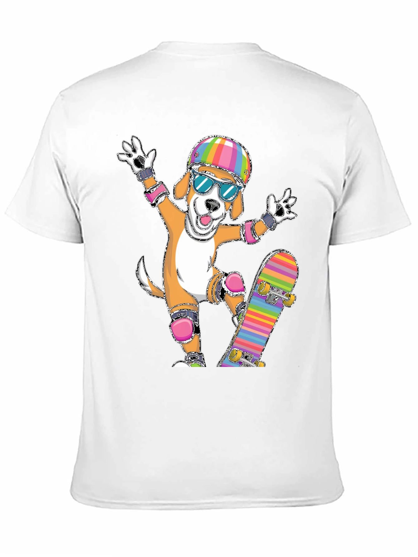 Black Dog Skateboarder Graphic Tee view 11