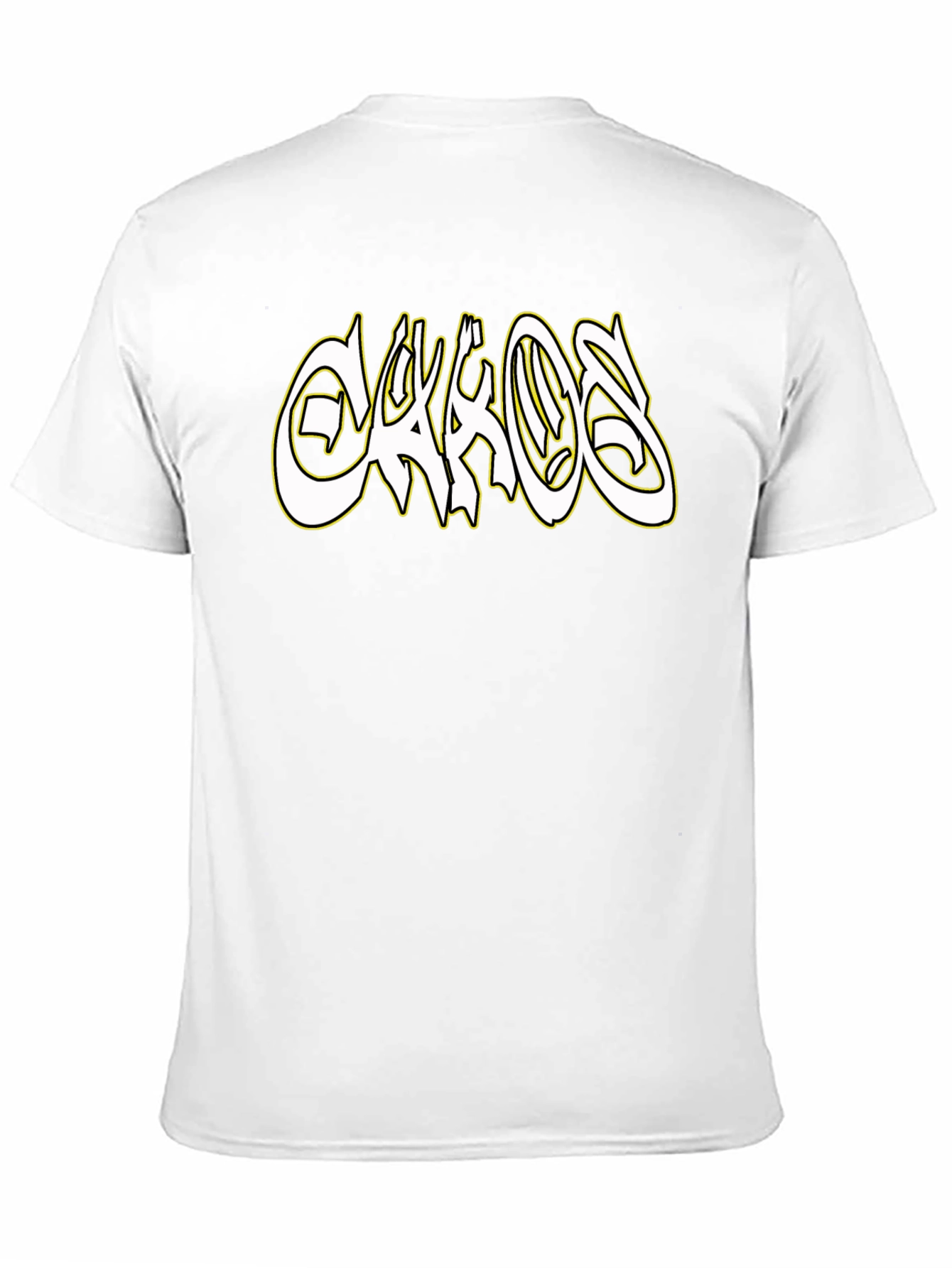 Black Chaos Graphic Black T-Shirt view 11