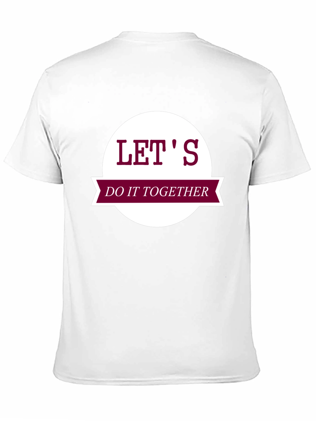 Black Let's Do It Together Graphic Tee view 11