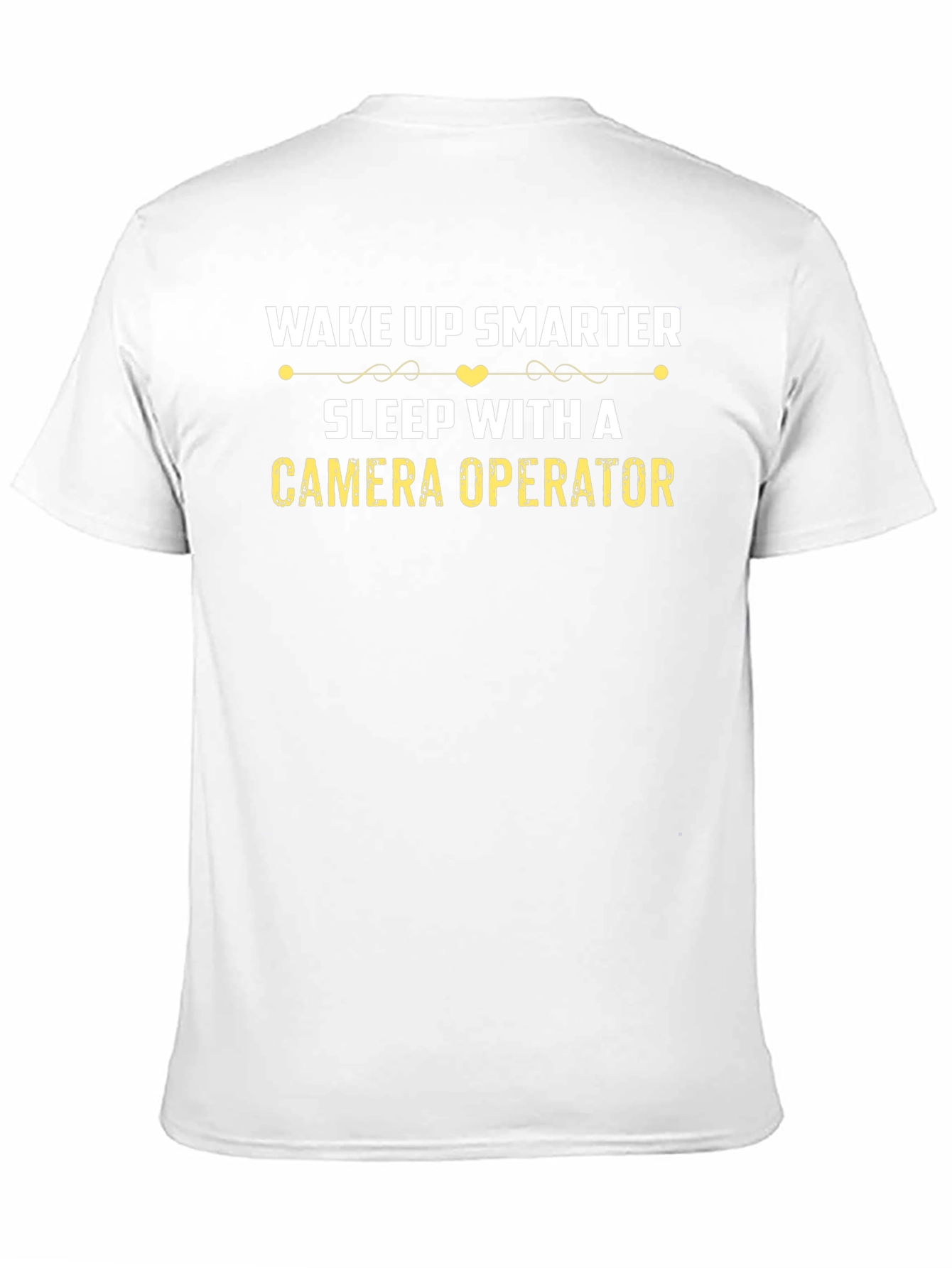 Black Wake Up Smarter Sleep With Camera Operator Graphic T-Shirt view 11