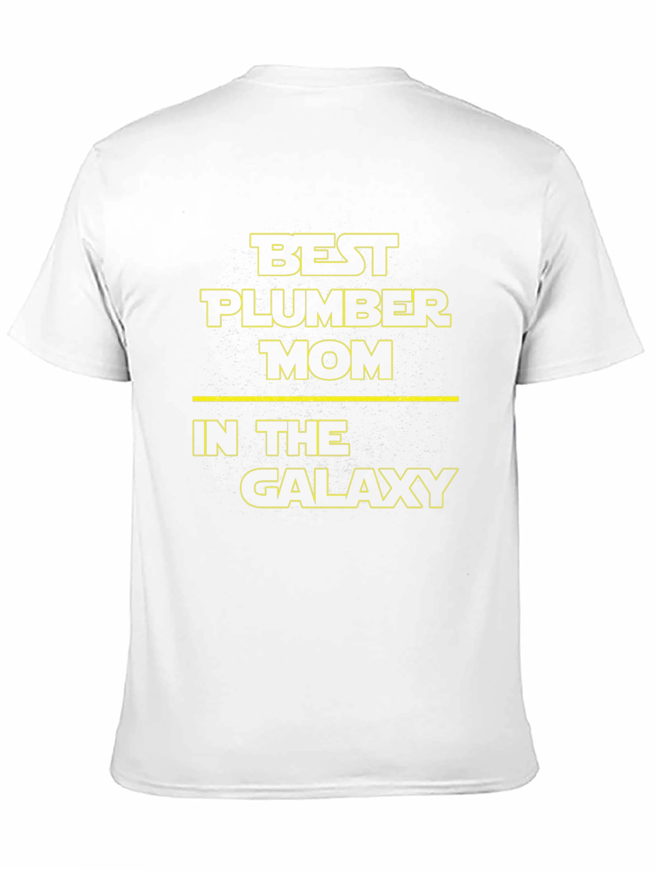 Black Best Plumber Mom in the Galaxy Black T-Shirt view 11