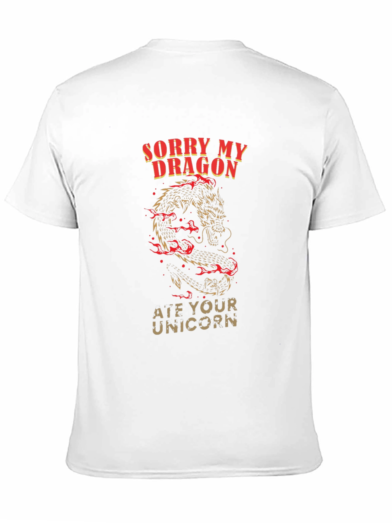 Black Dragon Ate Your Unicorn Graphic Tee view 11