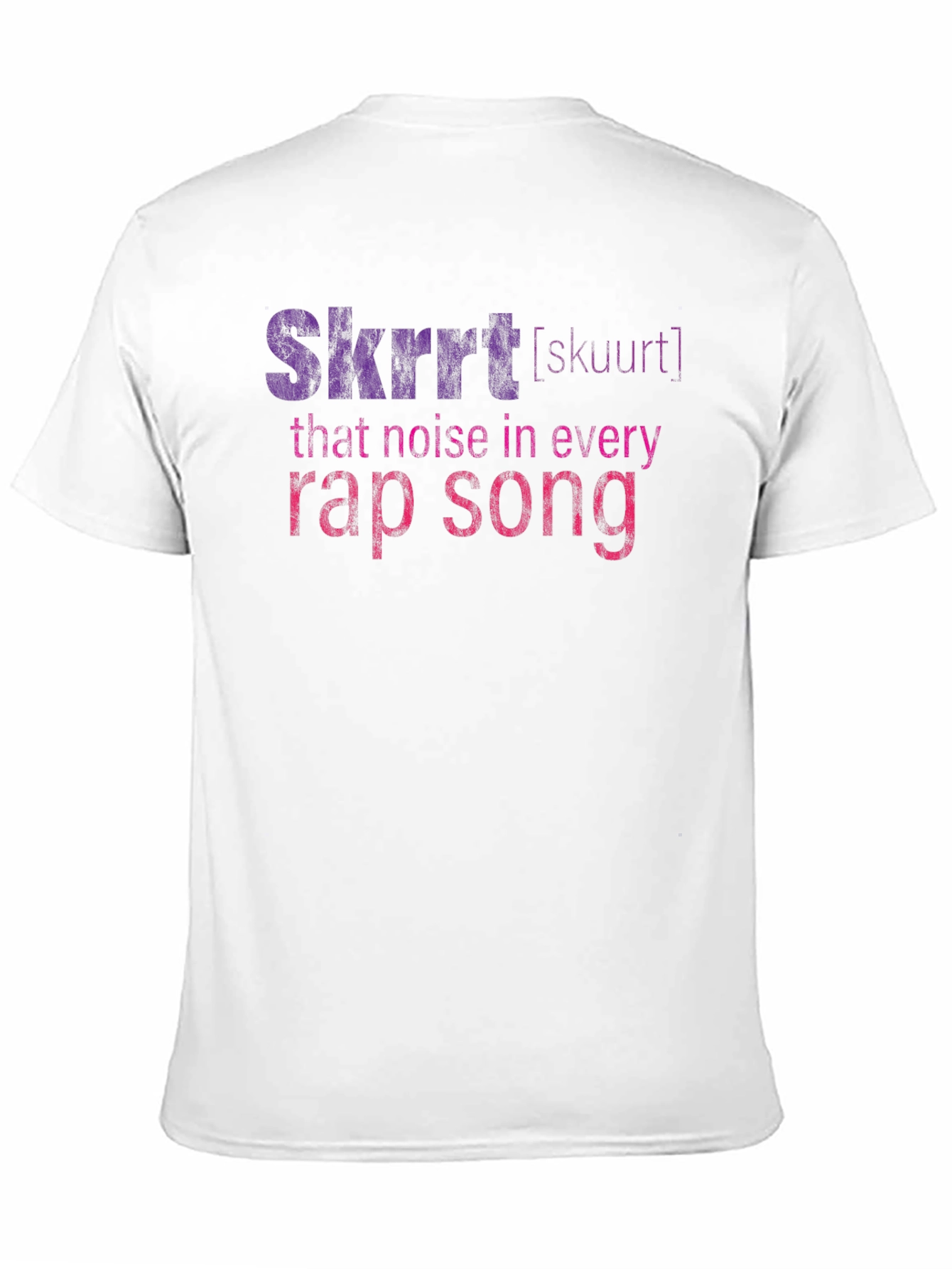 Black Skrrt Rap Song T-Shirt view 11