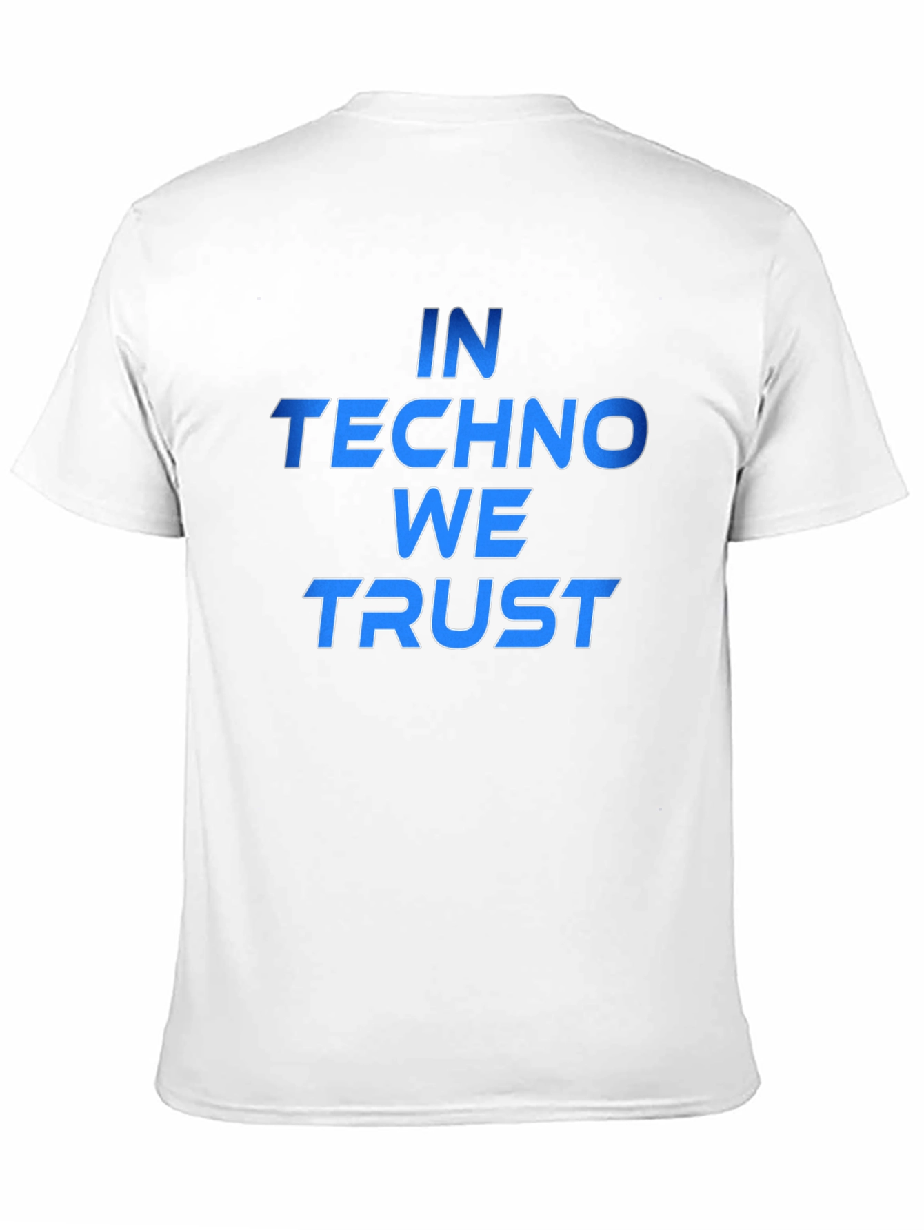 Black In Techno We Trust Black T-Shirt view 11