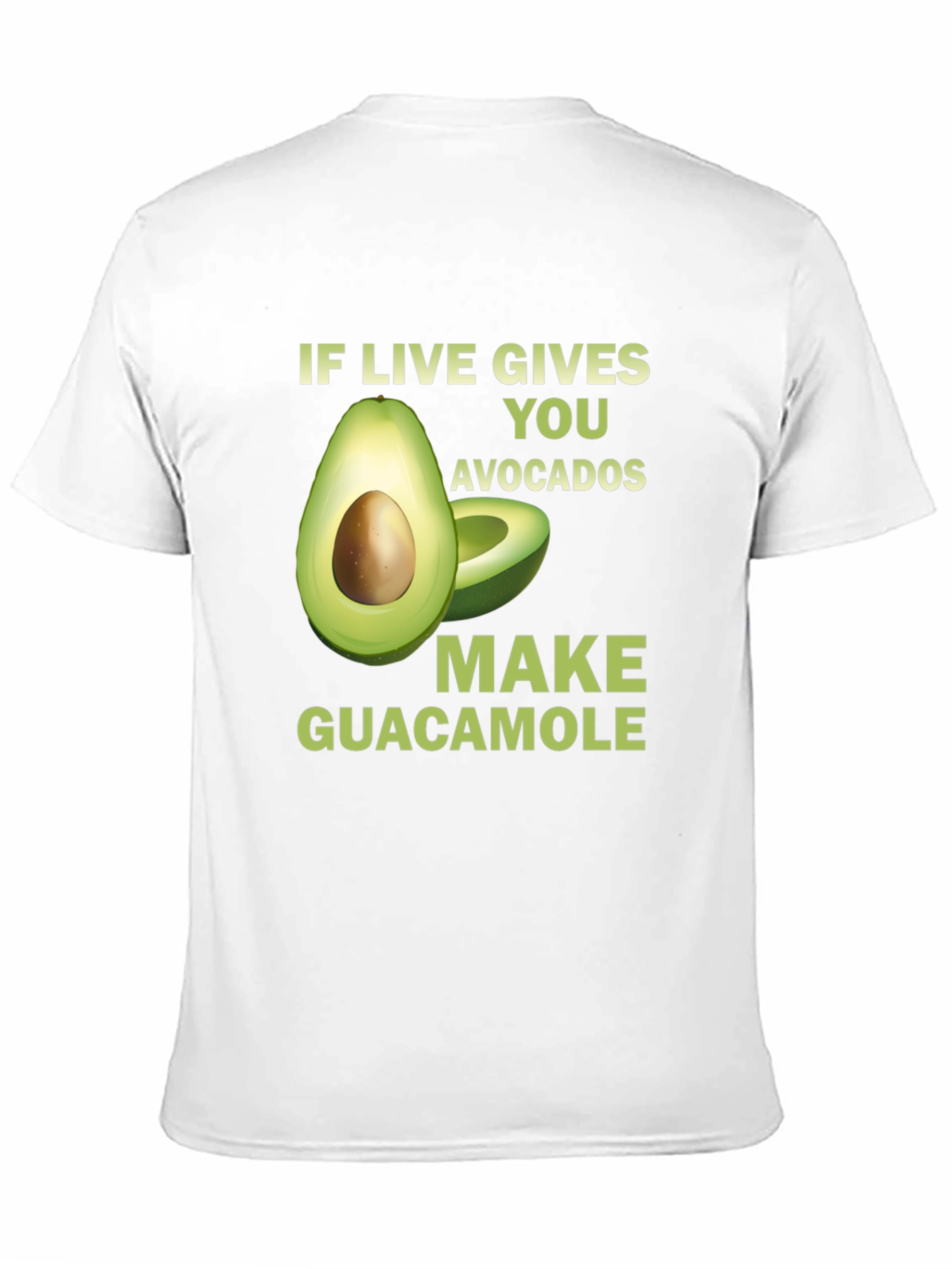 Black Avocado Guacamole Graphic Tee - Funny Foodie T-Shirt view 11