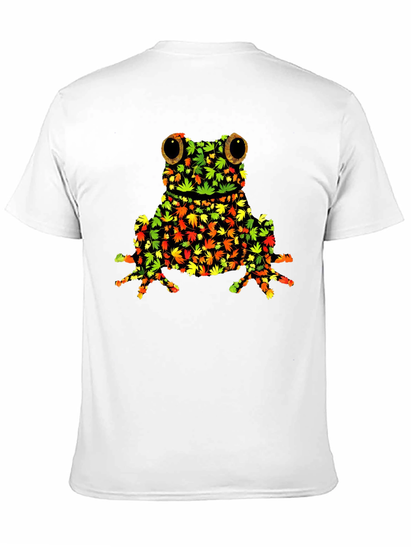 Black Frog Leaf Graphic T-Shirt - Nature Inspired Tee view 11