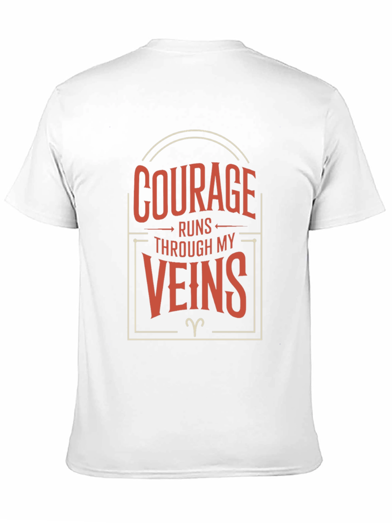 Black Courage Runs Through My Veins Graphic Tee view 11