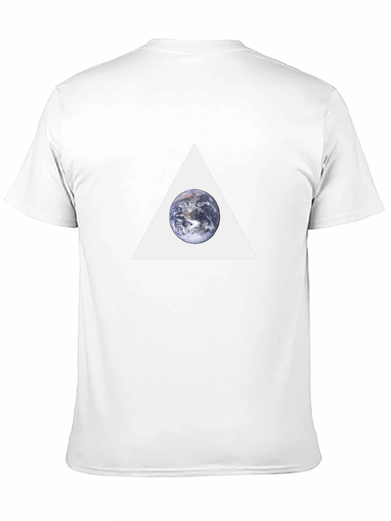 Black Earth in Triangle Graphic T-Shirt - Black view 11