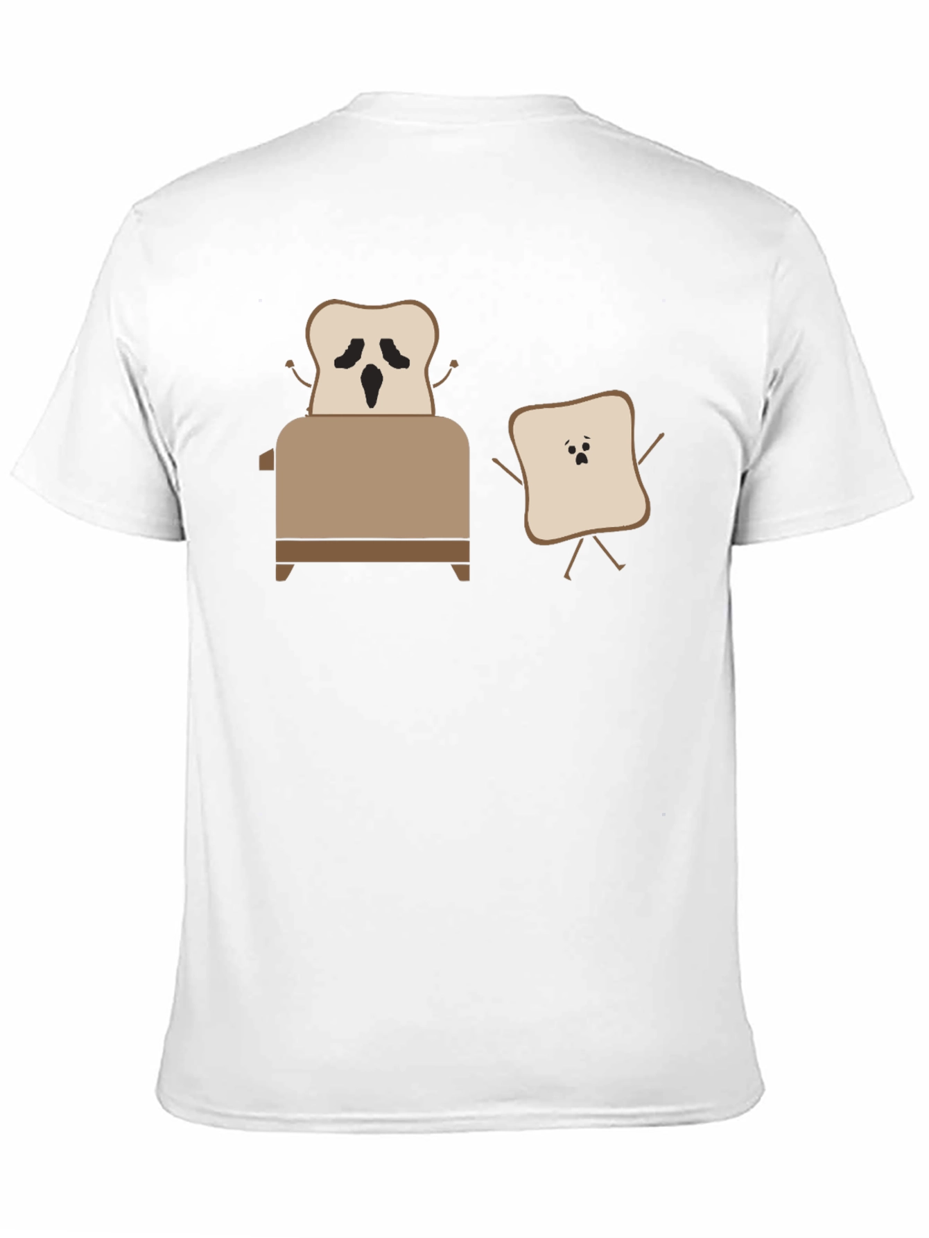 Black Funny Toast T-Shirt: Toaster Escape! view 11