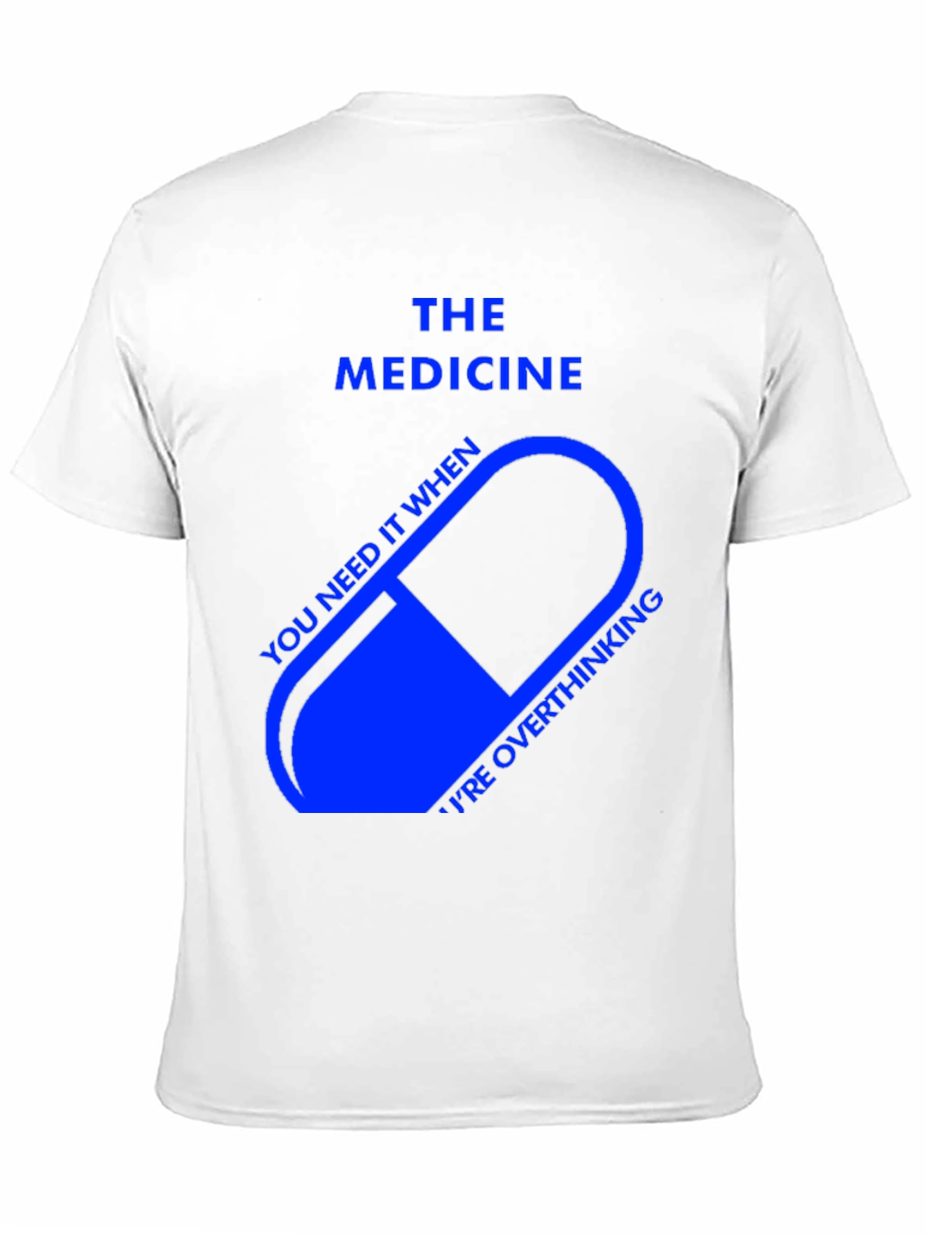 Black The Medicine T-Shirt - Overthinking Relief view 11
