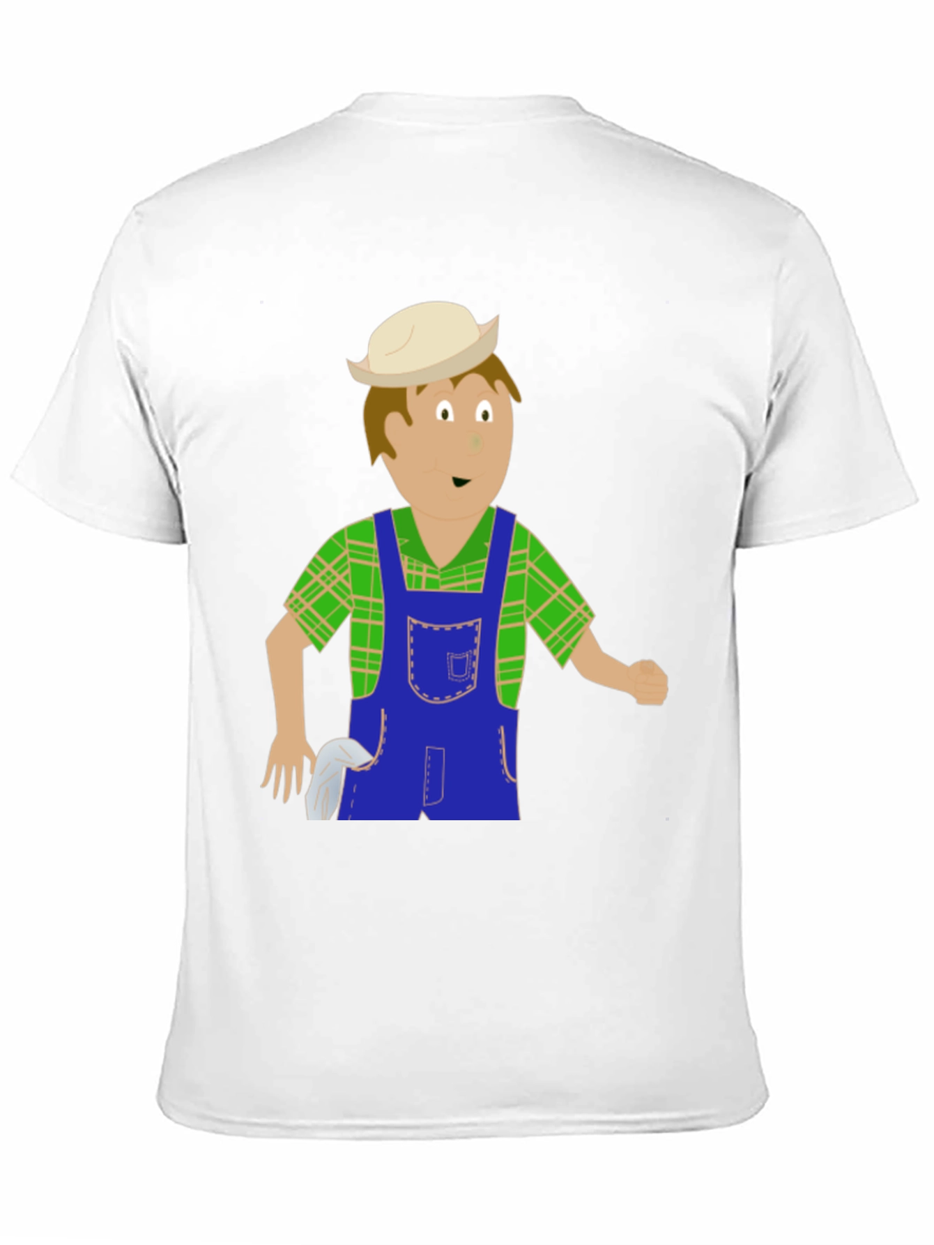 Black Cartoon Farmer Graphic Tee view 11