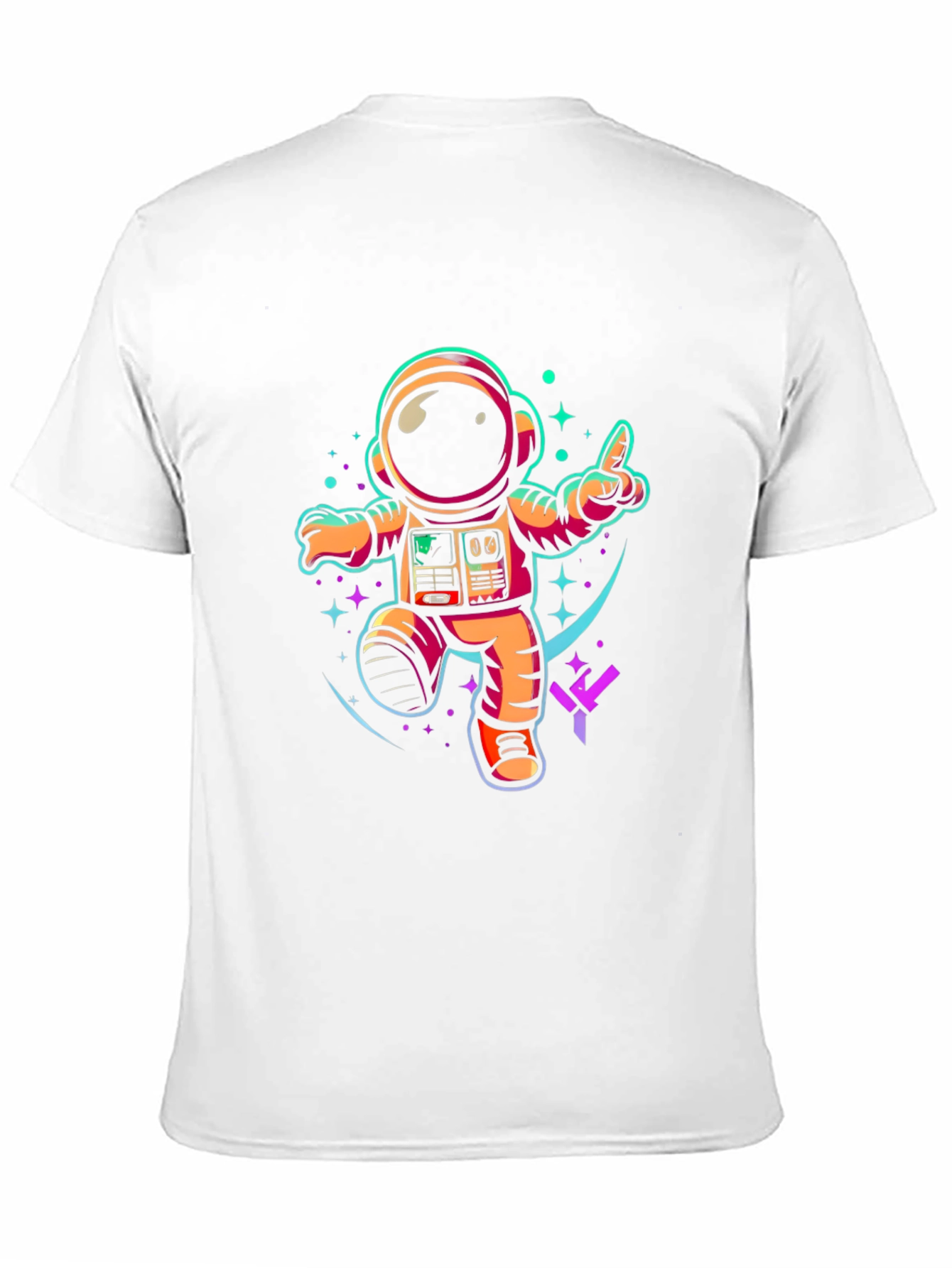 Black Astronaut Graphic T-Shirt - Cool Space Design view 11