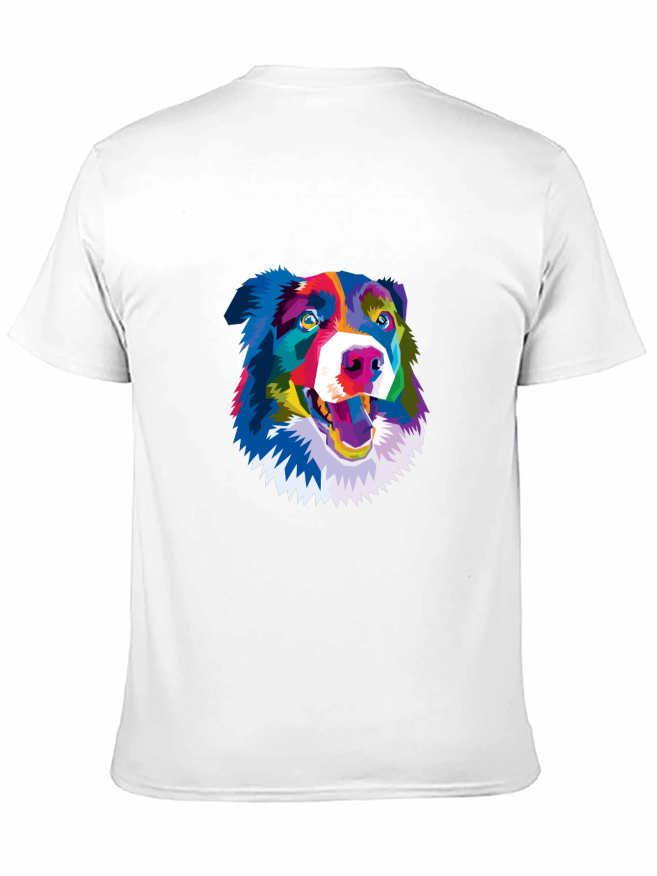 Black Colorful Dog Graphic Tee - Stylish Comfort view 11