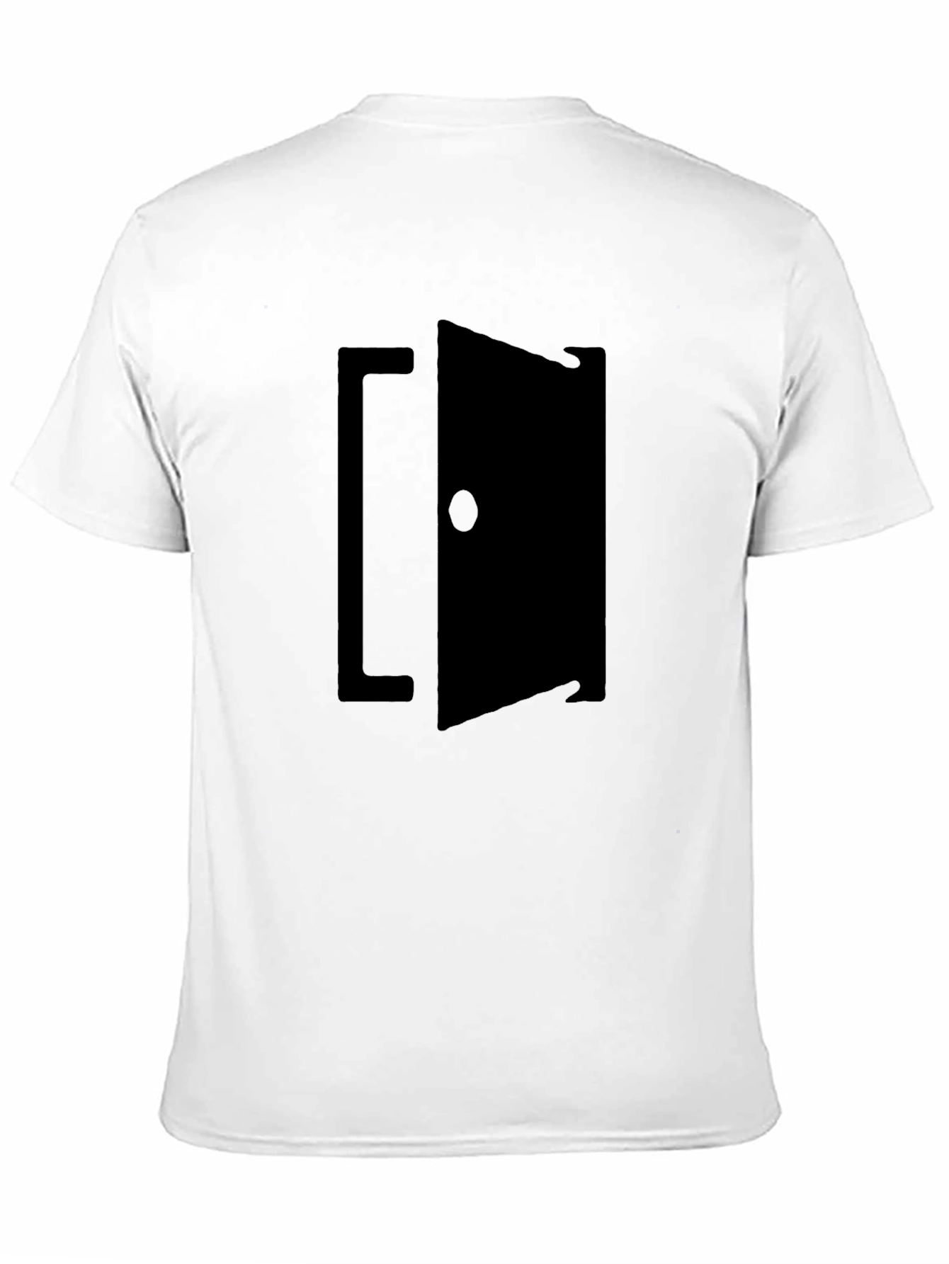 Black Open Door Graphic Tee - Black view 11