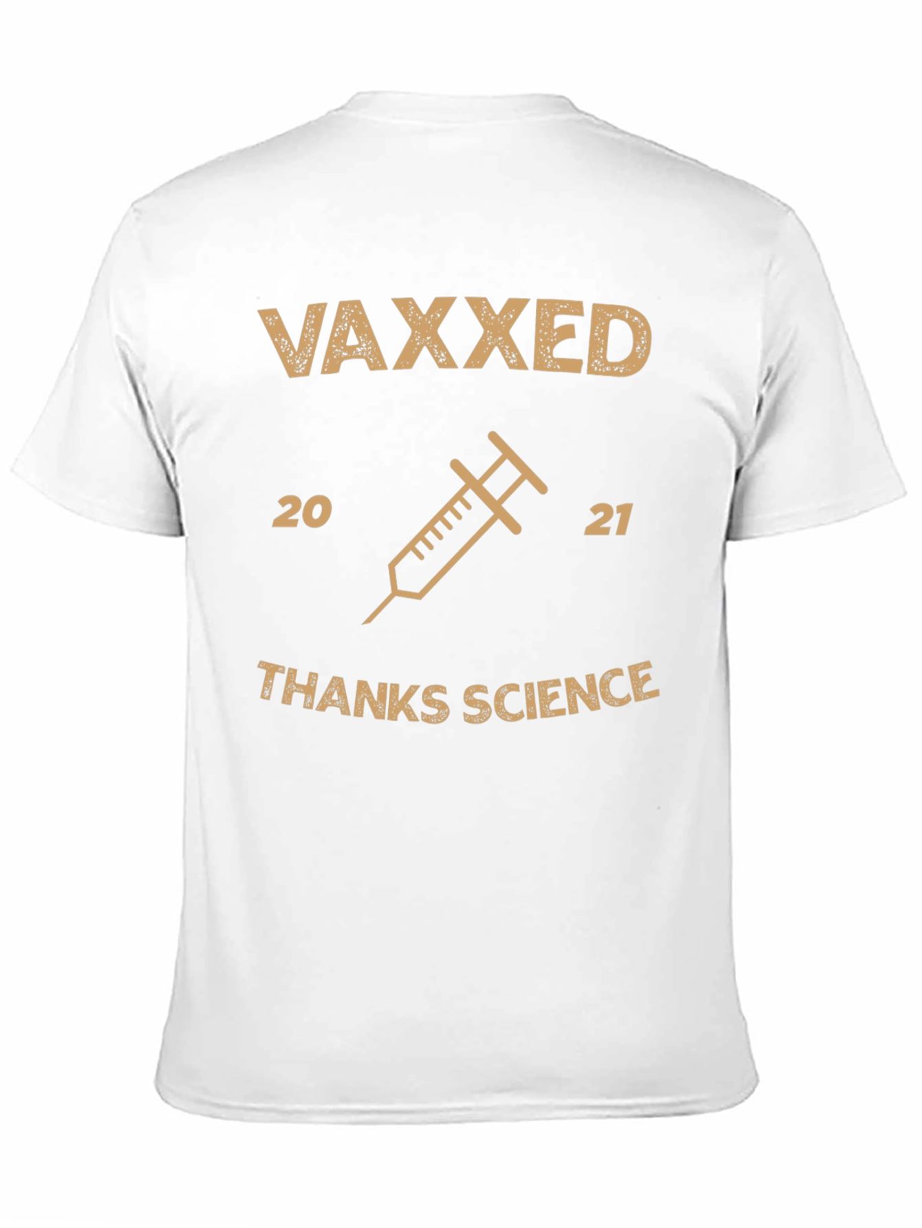 Black Vaxxed Thanks Science T-Shirt view 11