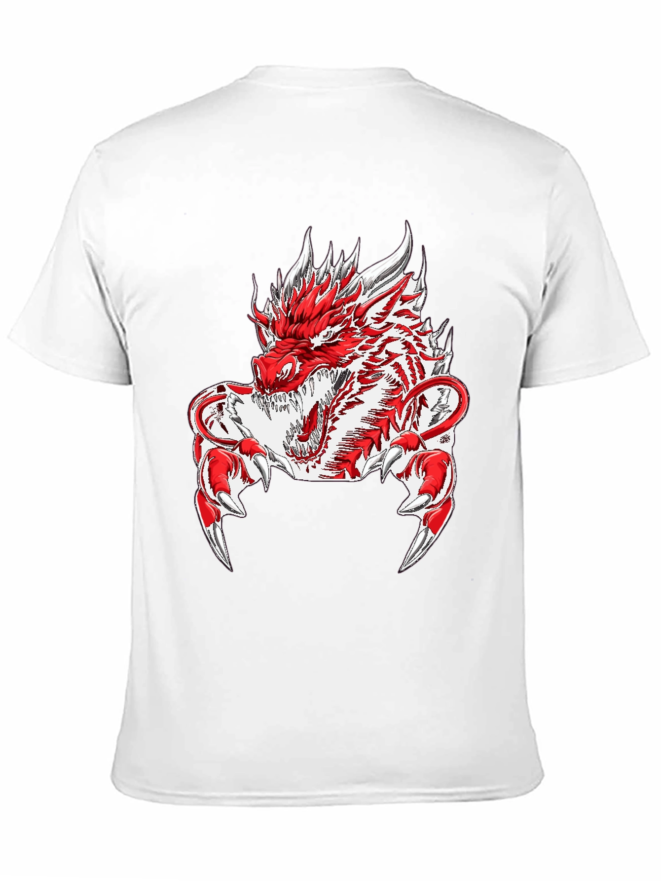 Black Dragon Graphic Tee - Men's Black T-Shirt view 11