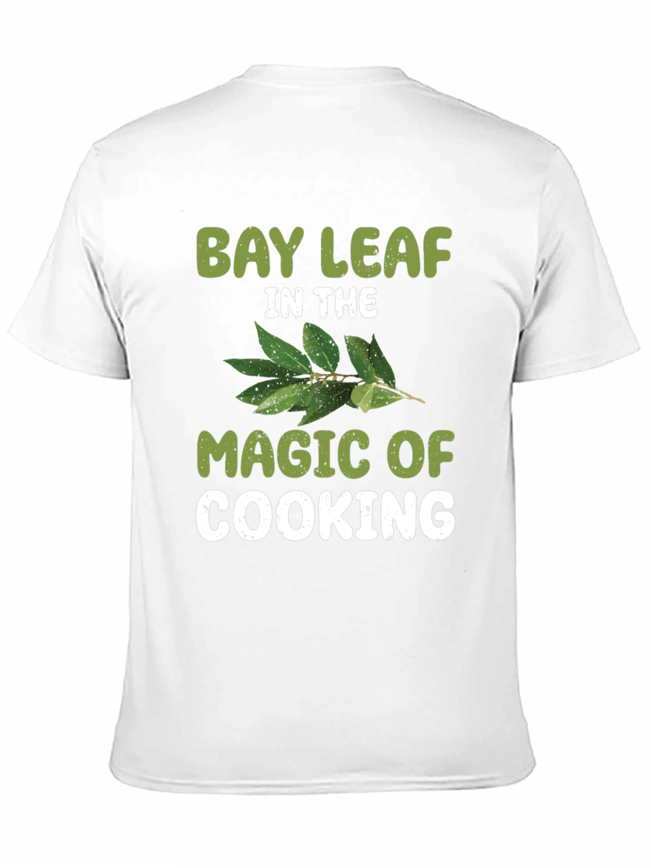 Black Bay Leaf Cooking Magic T-Shirt view 11