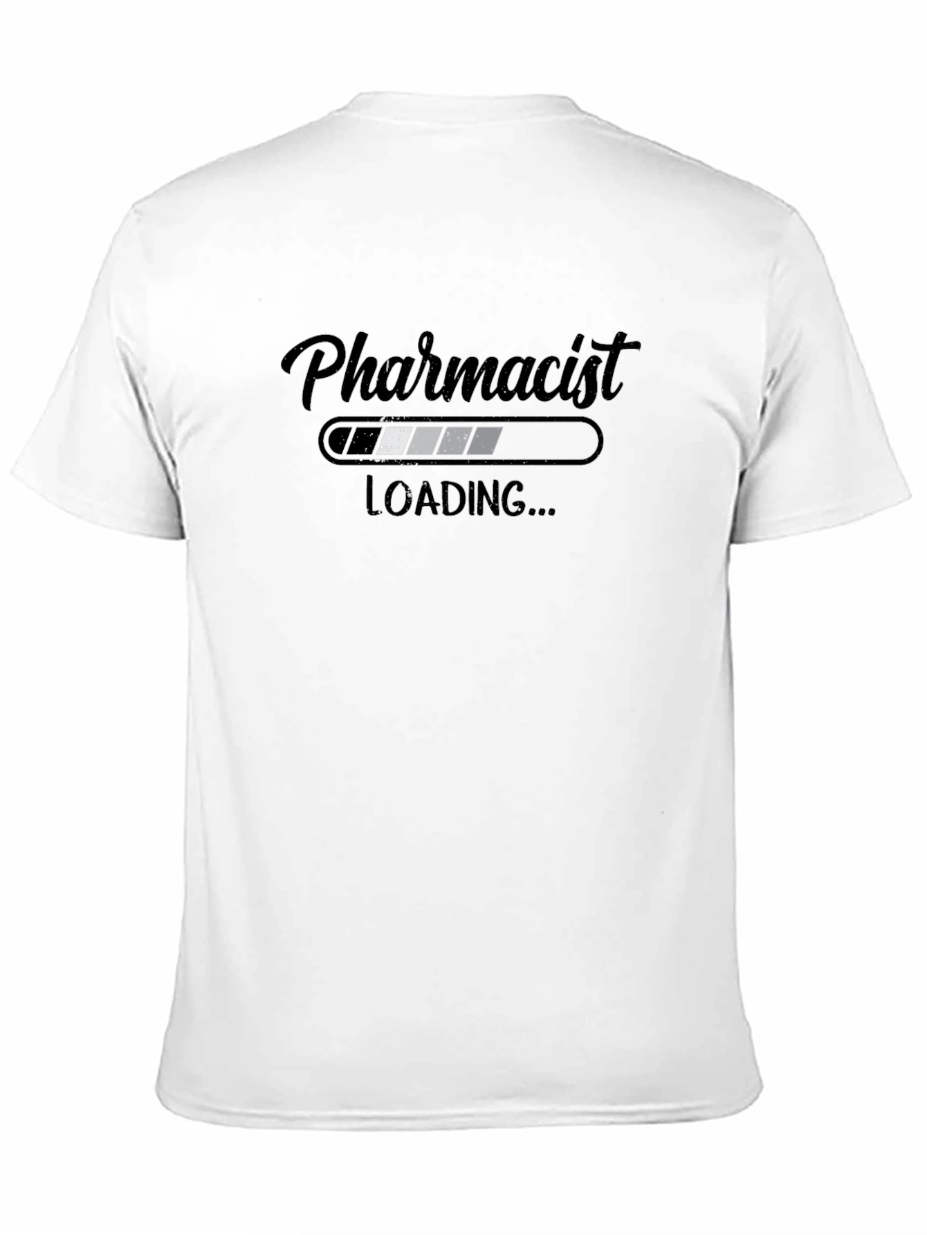 Black Pharmacist Loading T-Shirt - Funny Gift for Pharmacy Students view 11