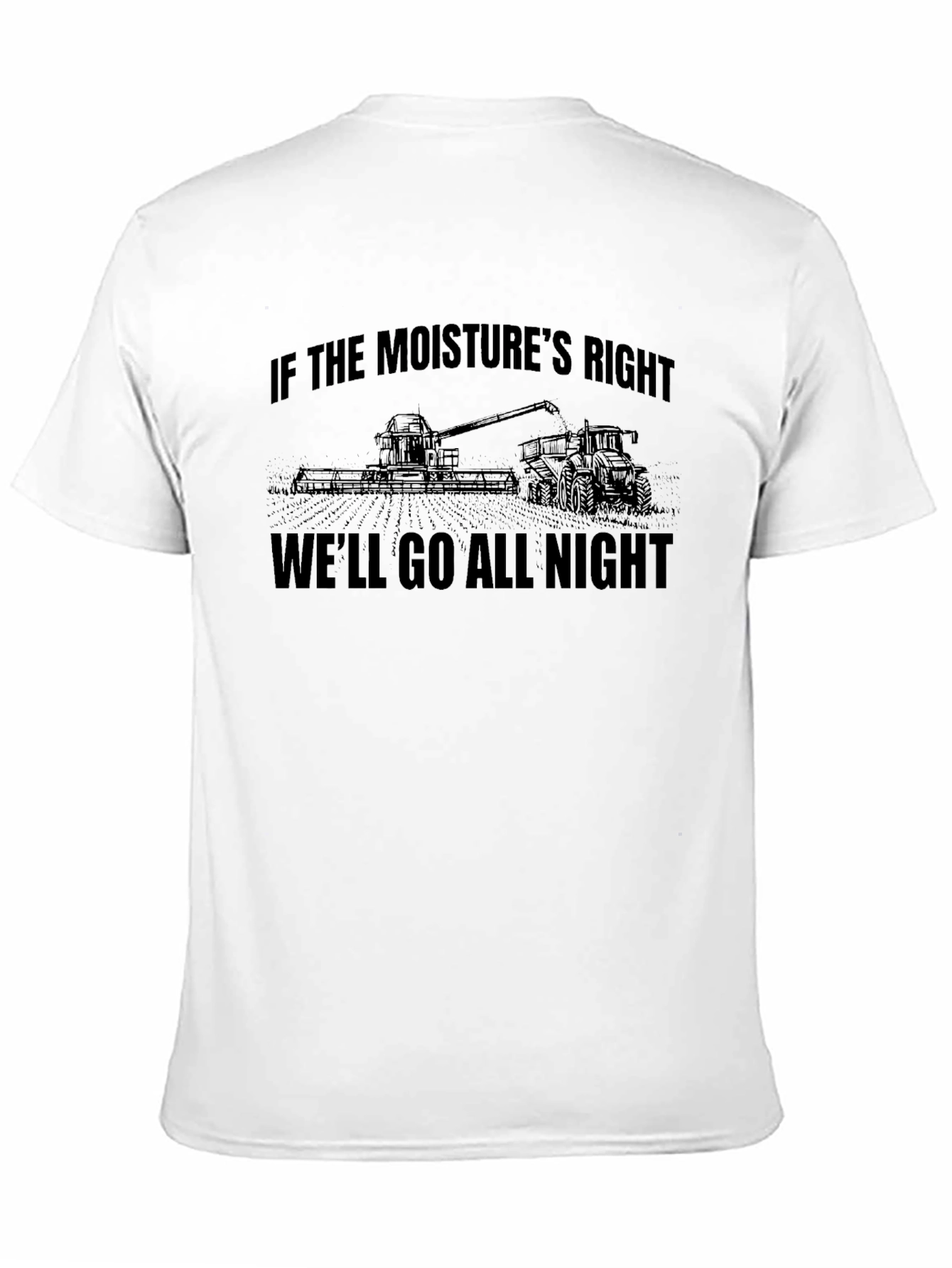 Black Moisture's Right Tee - Farmer Humor T-Shirt view 11