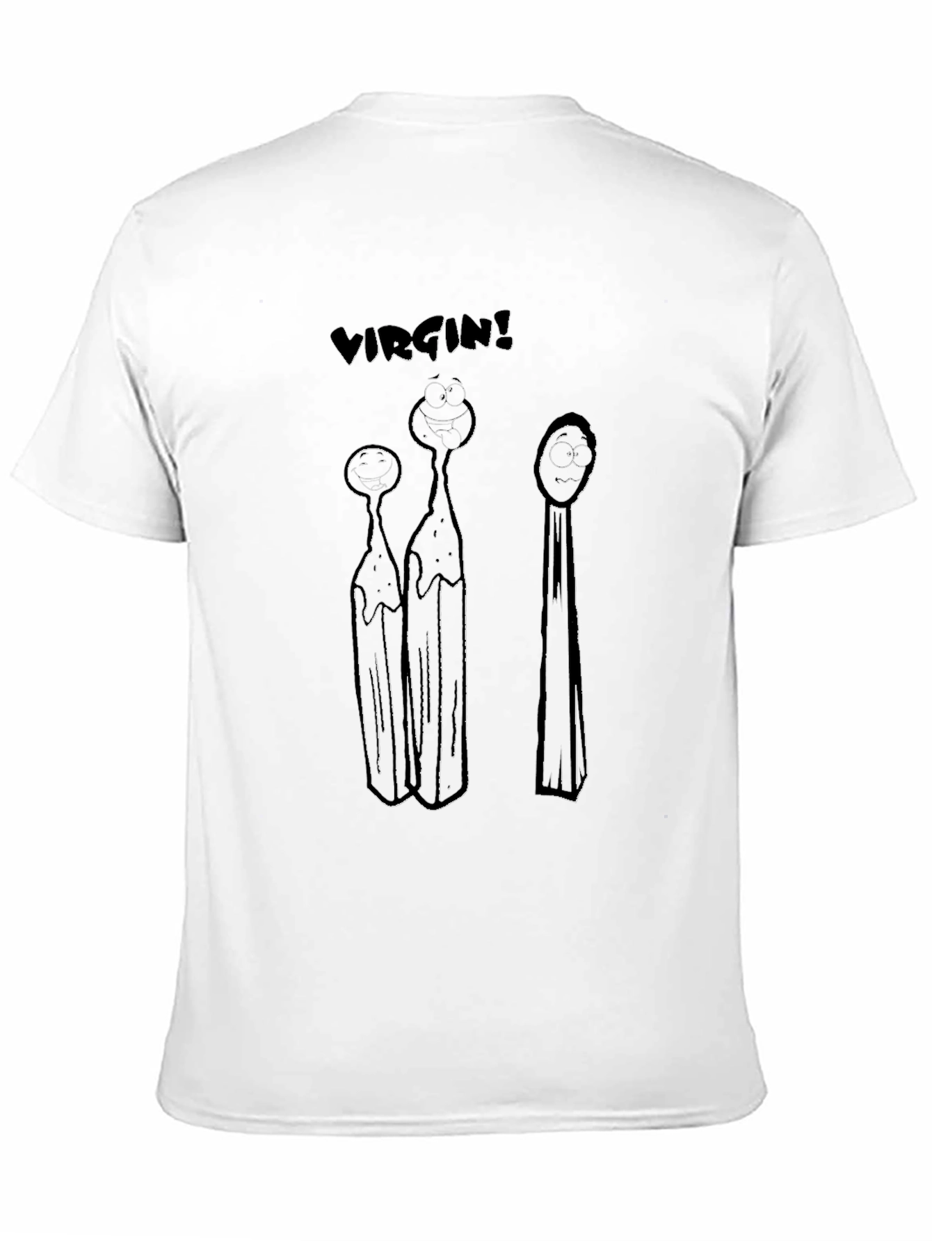 Black Virgin! Rick and Morty Inspired T-Shirt - Black view 11