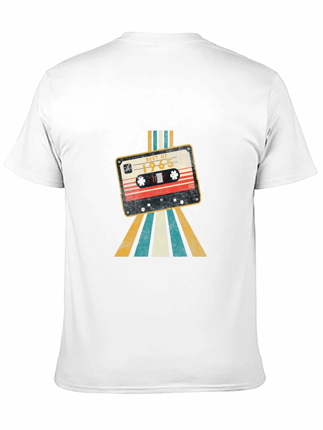 Black Retro Cassette Tape T-Shirt - Vintage Style view 11