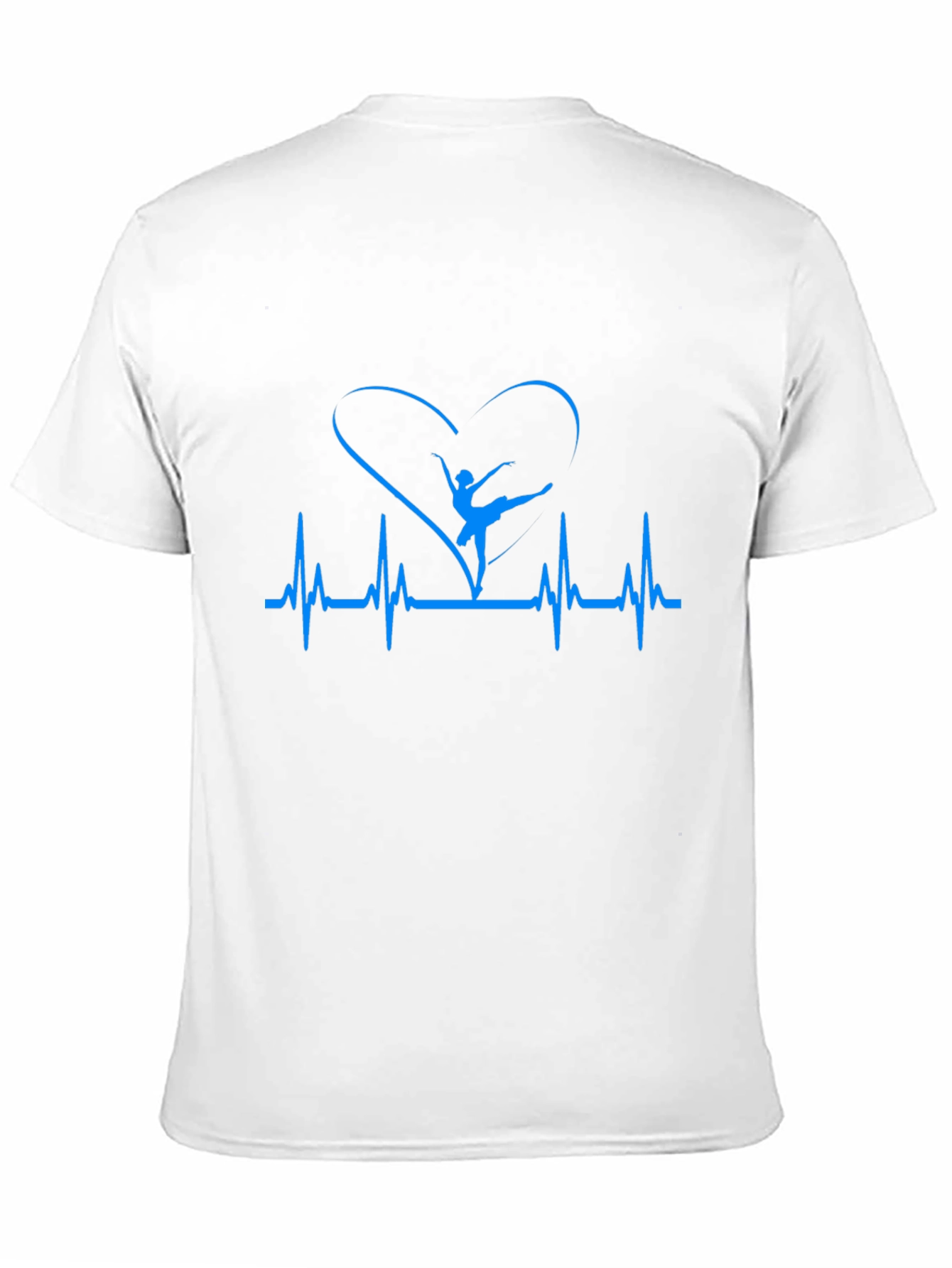 Black Ballerina Heartbeat T-Shirt - Dance Lover Tee view 11