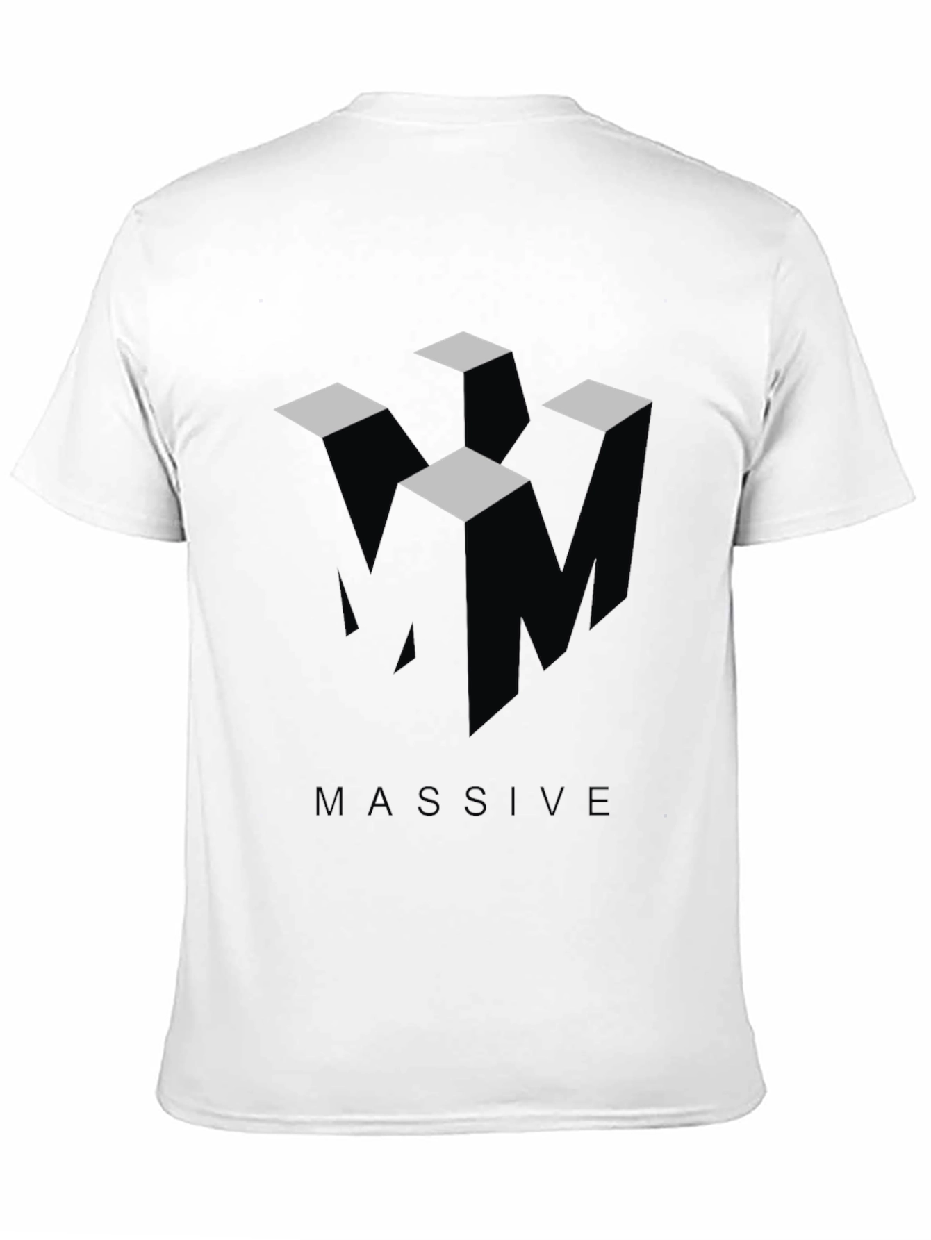 Black Massive Black Graphic Tee view 11