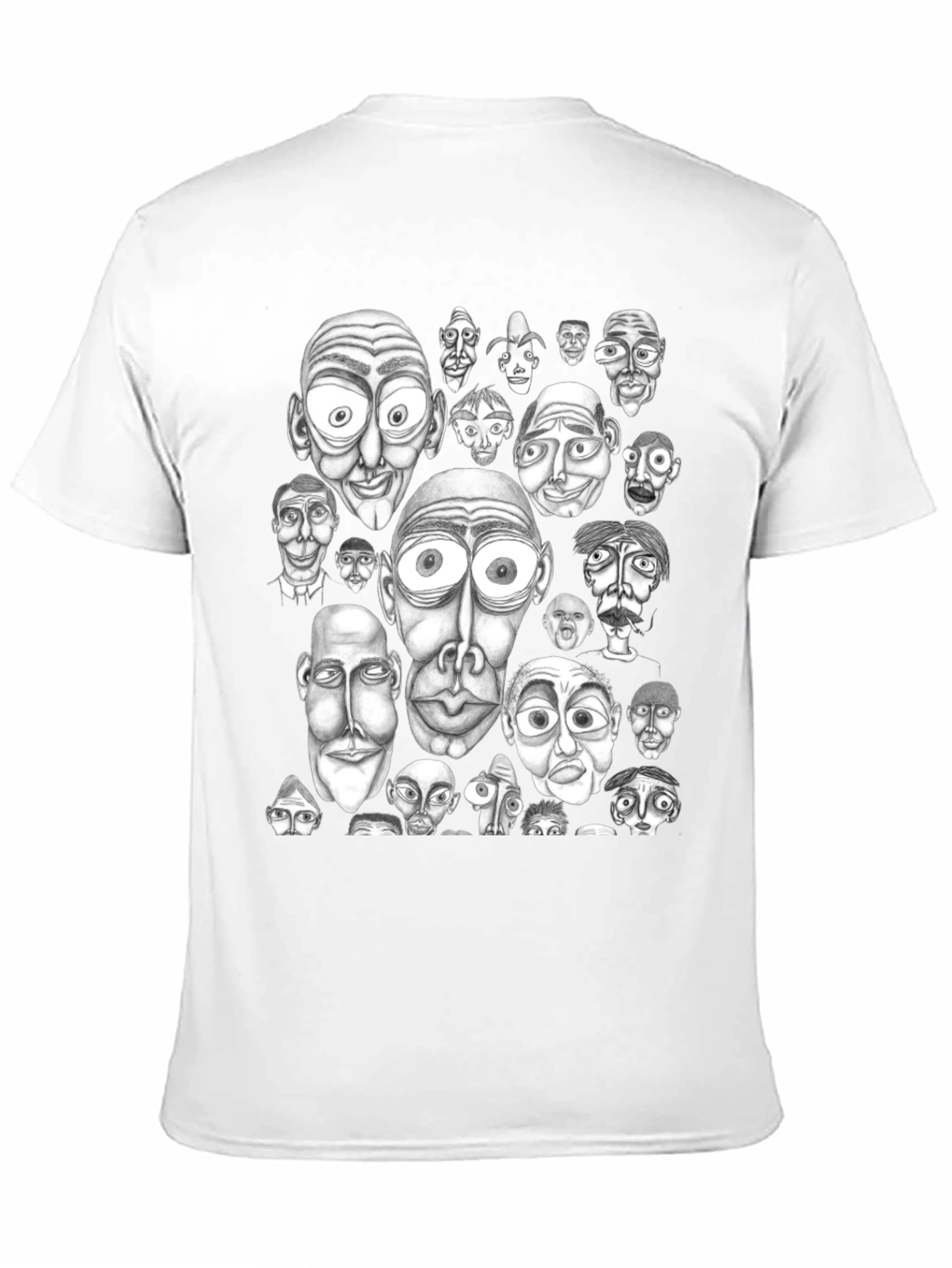 Black Faces Galore Graphic Tee view 11