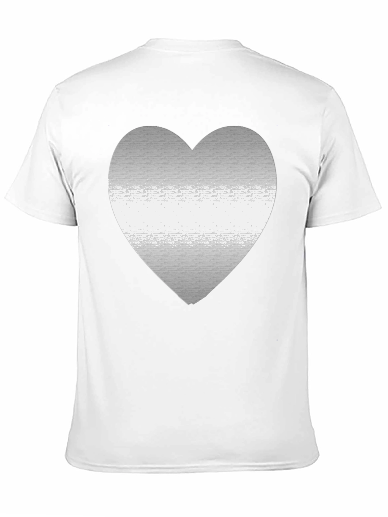 Black Heart Graphic Black Tee - Modern Casual Style view 11