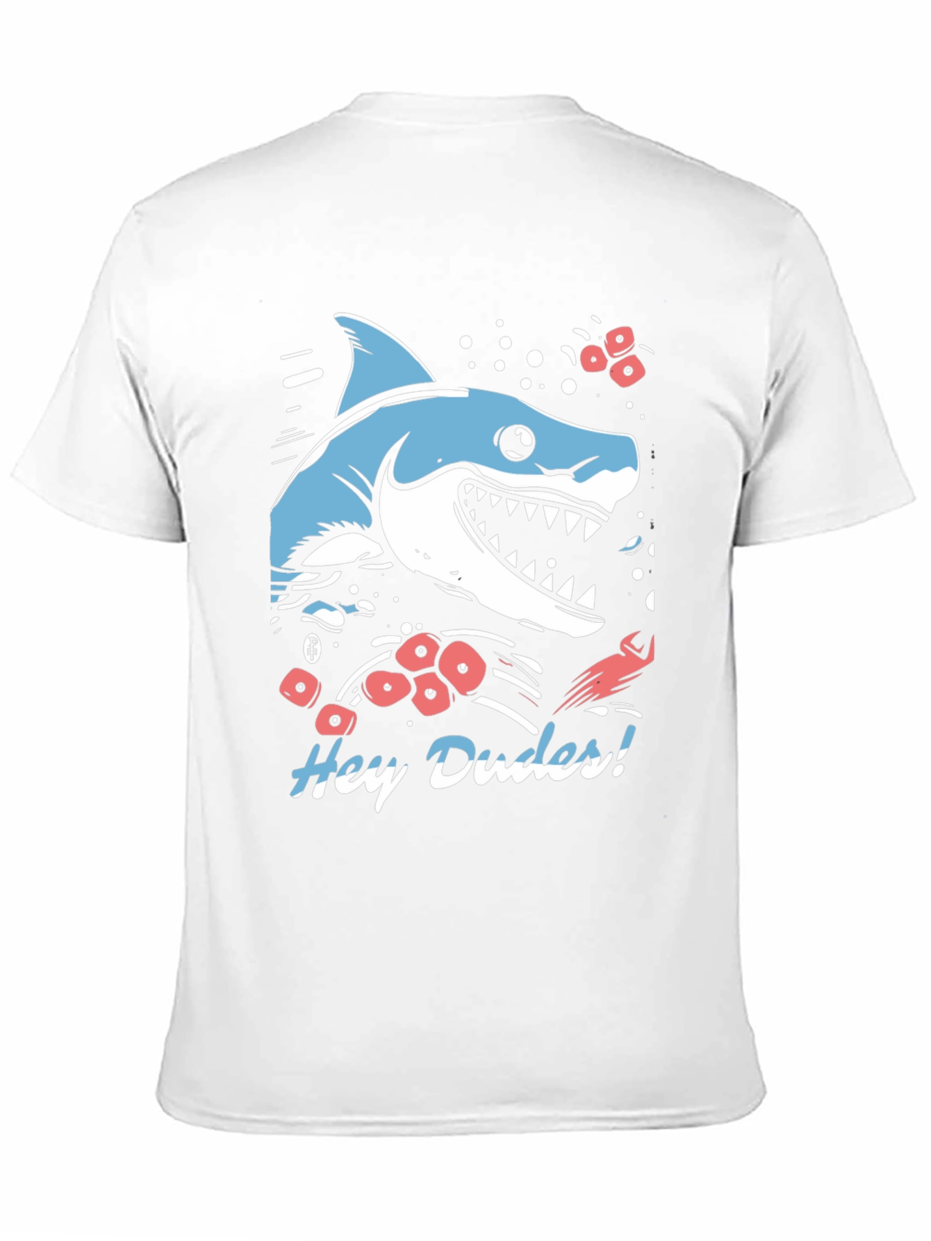 Black Hey Dudes Shark Graphic Tee view 11
