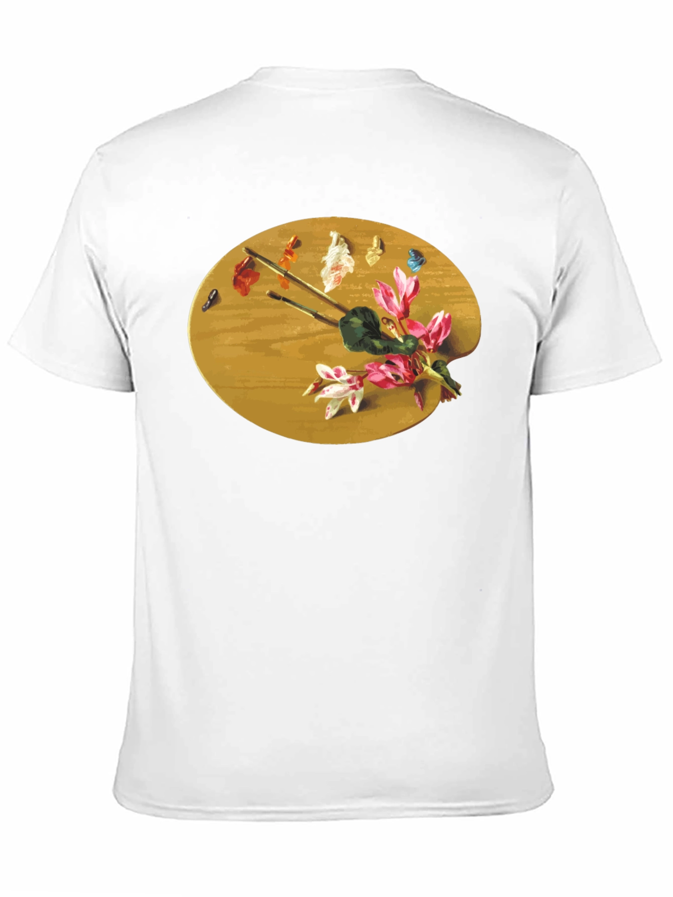 Black Artist Palette Graphic Tee - Painter's T-Shirt view 11