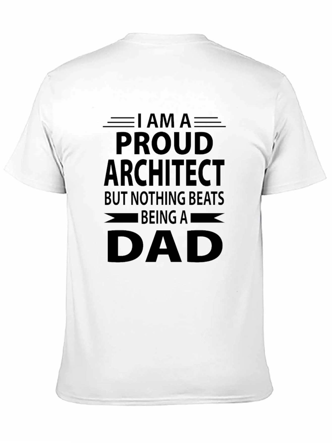 Black Proud Architect Dad T-Shirt - Architect Father Gift view 11