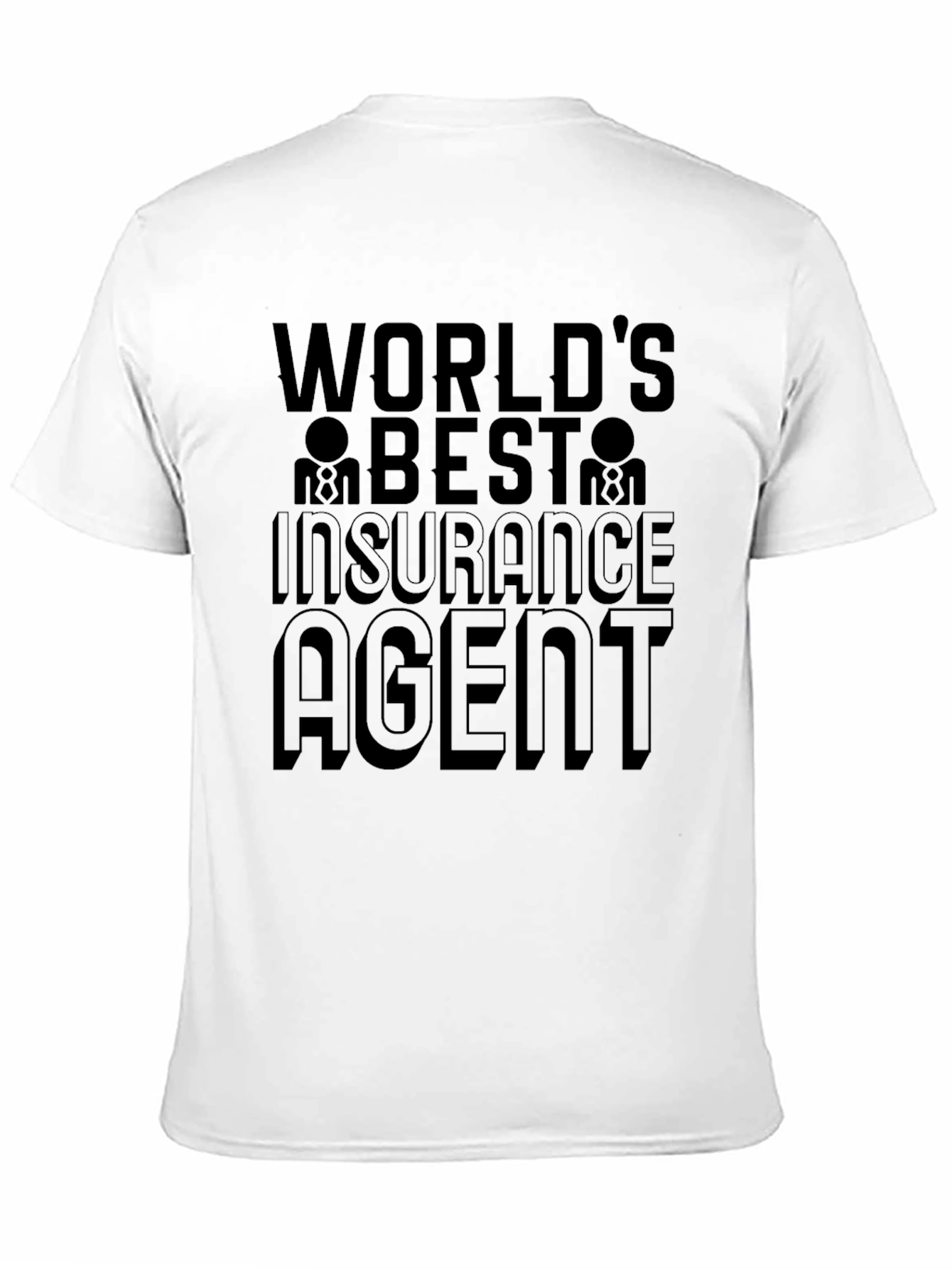 Black World's Best Insurance Agent Black T-Shirt view 11