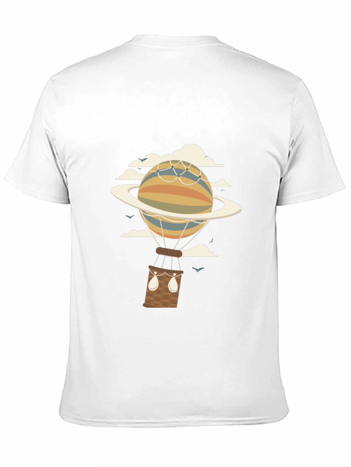 Black Planet Hot Air Balloon Graphic Tee view 11