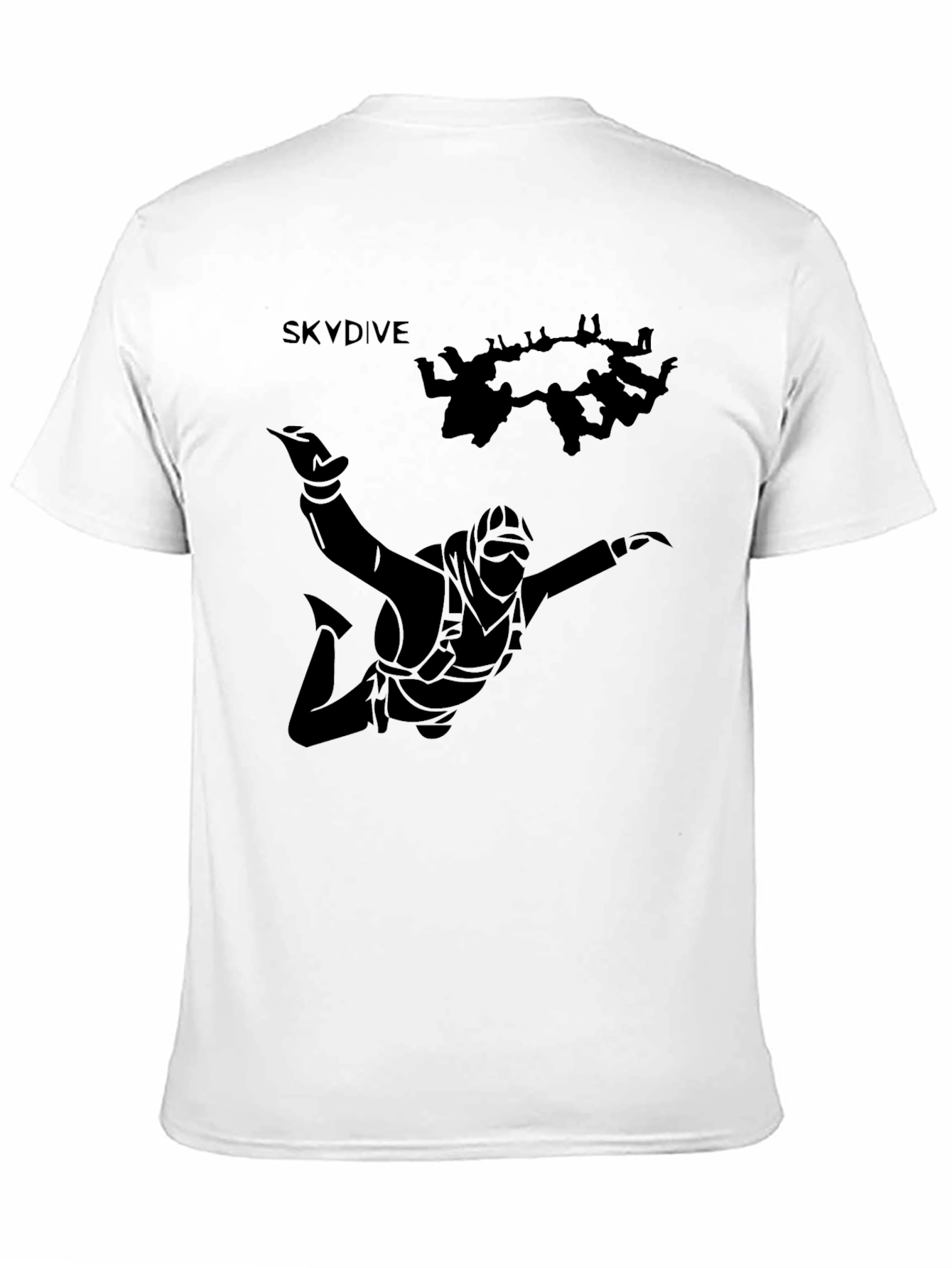 Black Skydiving Black T-Shirt | Jumpers view 11