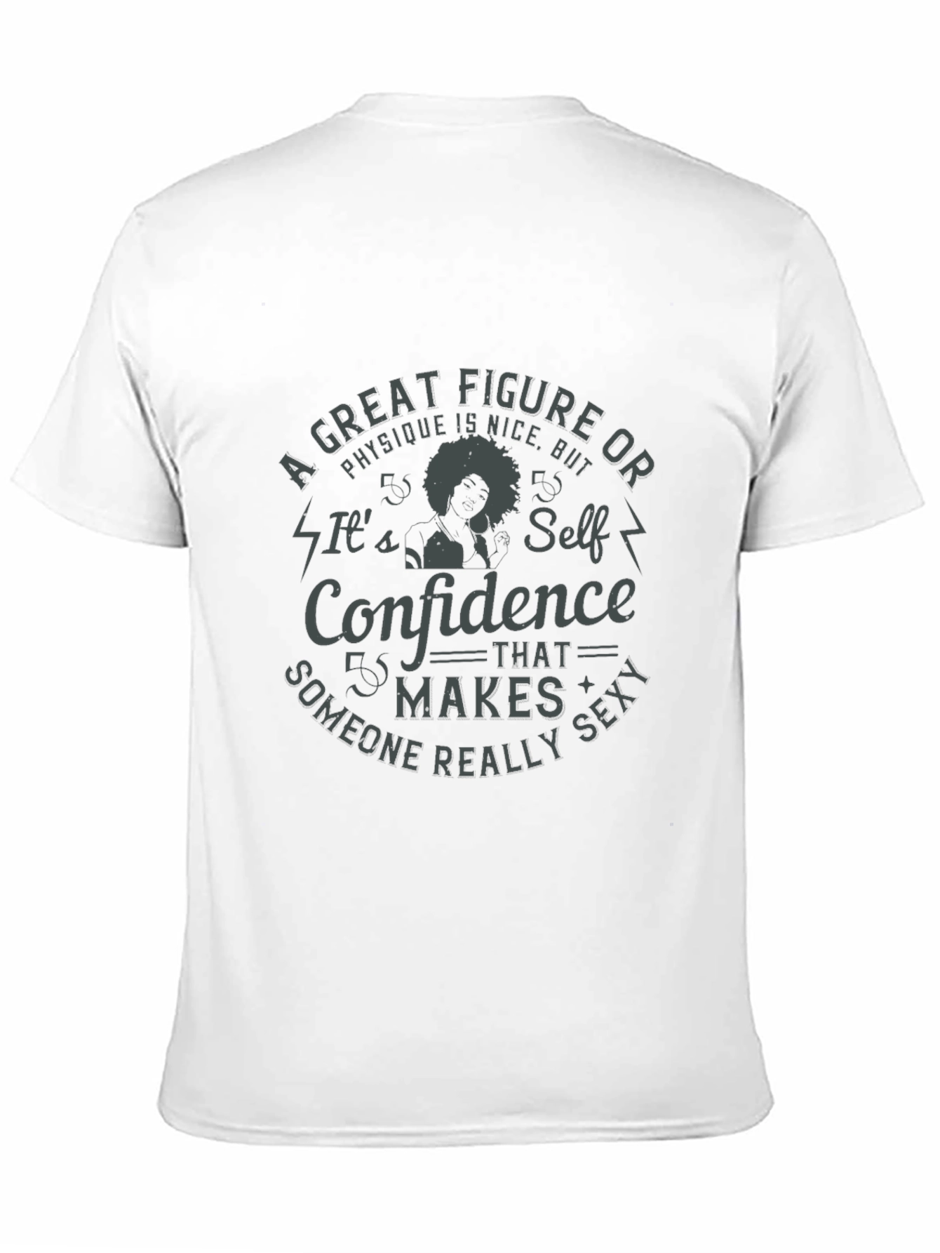 Black Confidence Makes Someone Sexy T-Shirt view 11