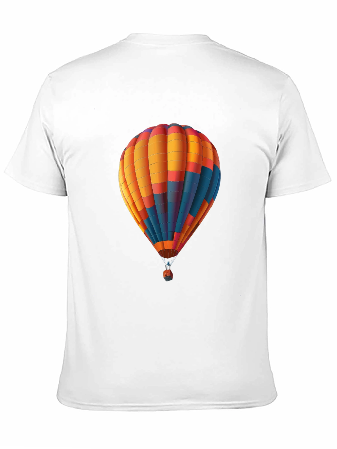 Black Hot Air Balloon Graphic Tee - Stylish & Unique view 11