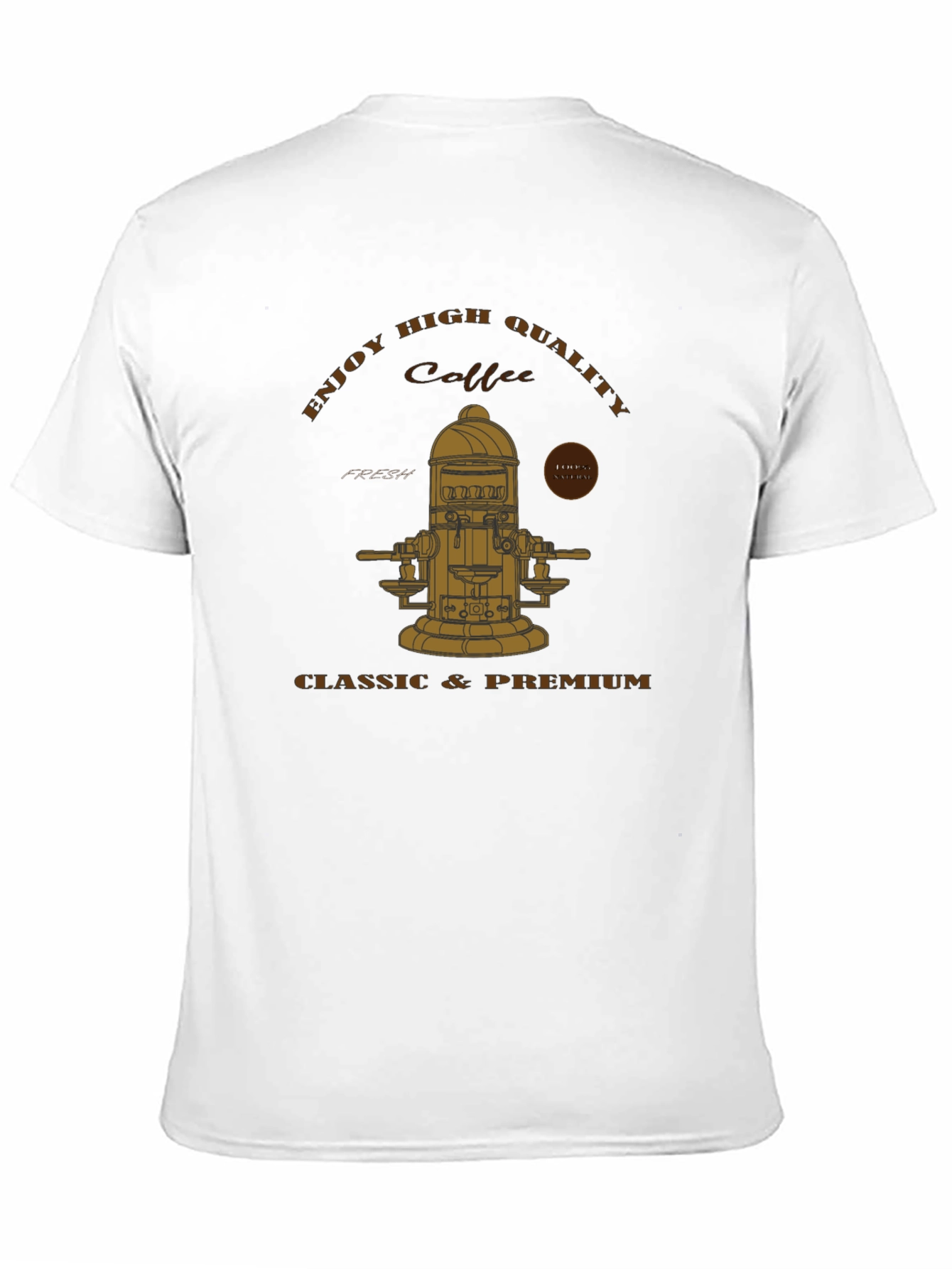 Black Vintage Coffee Lover T-Shirt view 11