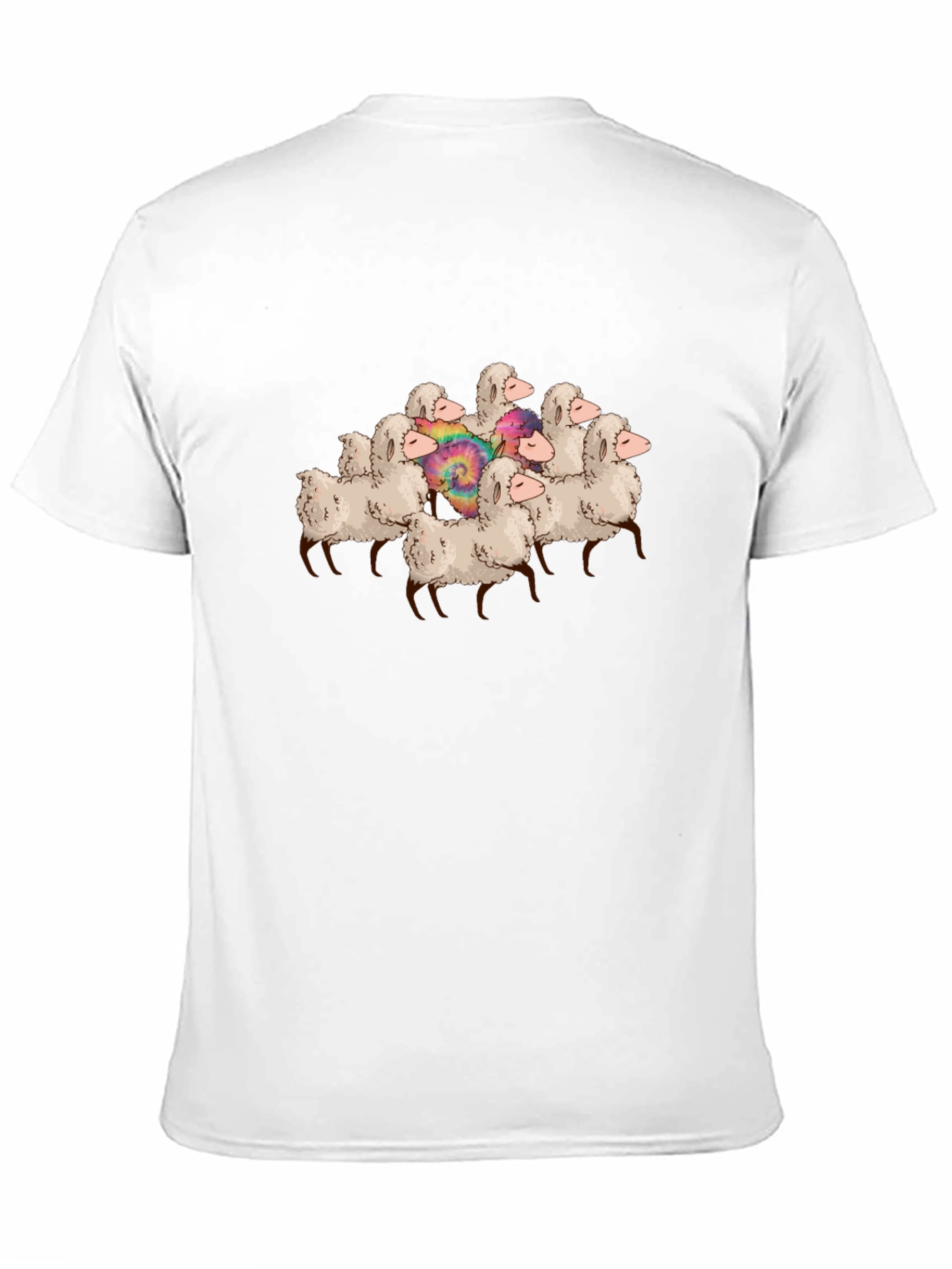 Black Sheep Herd Graphic T-Shirt - Unique Design view 11